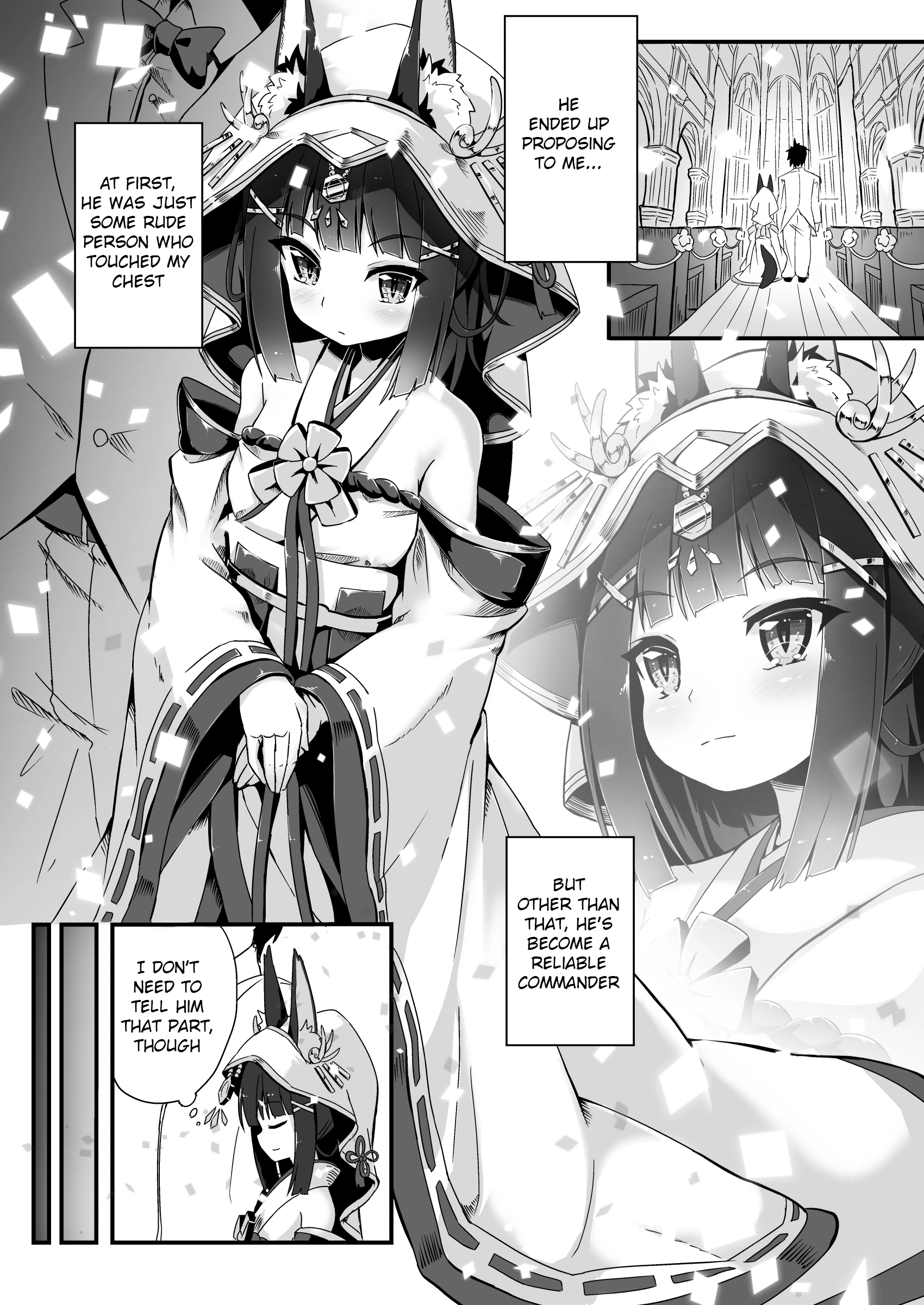 First Night in the Wedding Dress porn comic picture 2