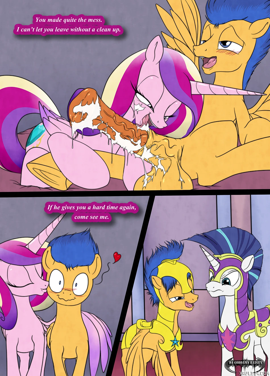 Flash's Royal Service porn comic picture 4