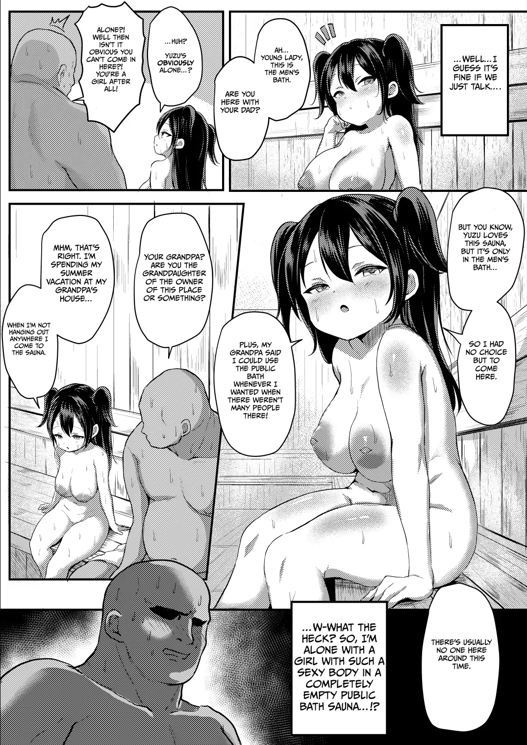 Floating in the Steam, Lost in the Heat porn comic picture 5