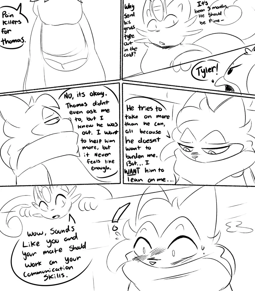 Floragto/Meowscarada x Trainer Angst porn comic picture 20