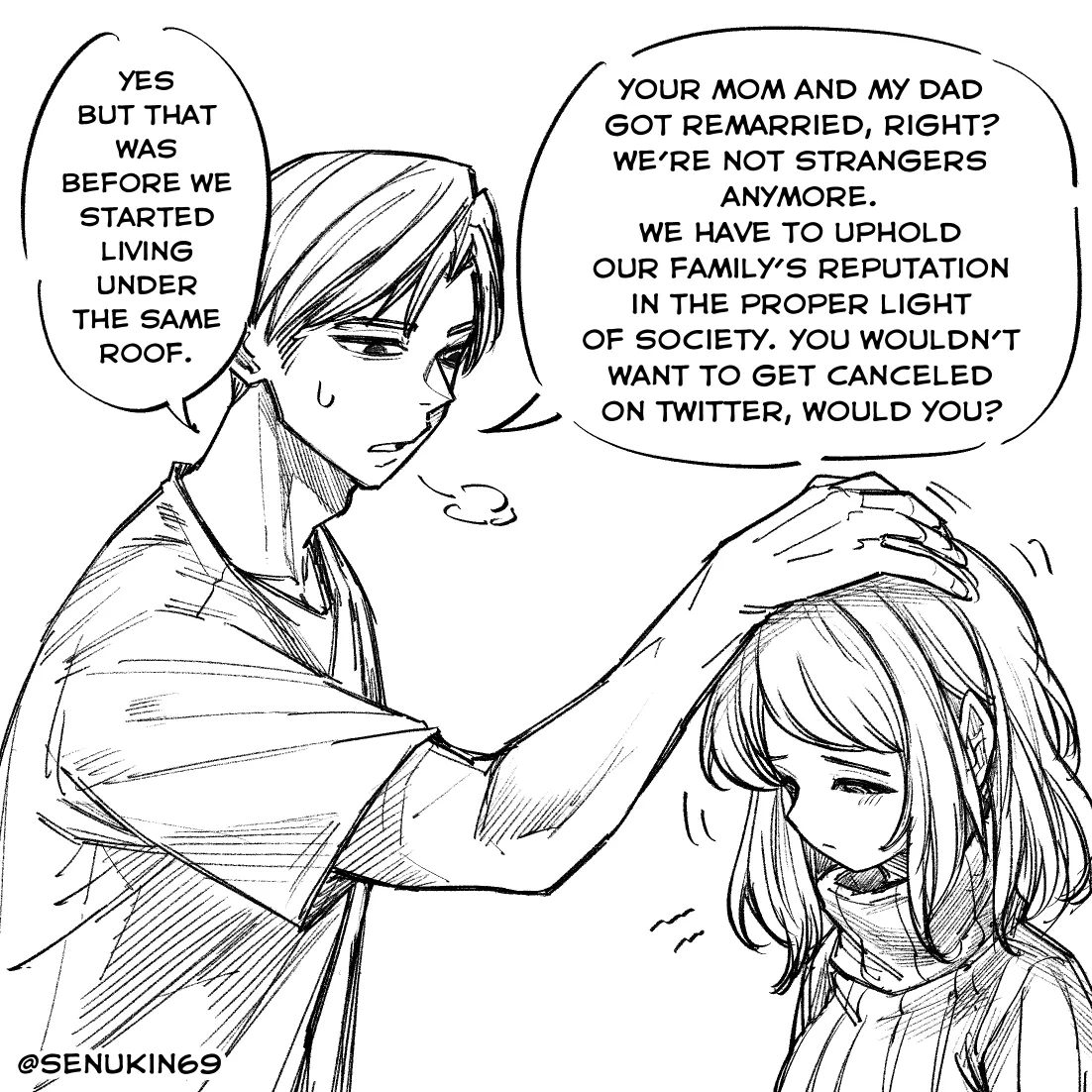 Forbidden Love <3 porn comic picture 5