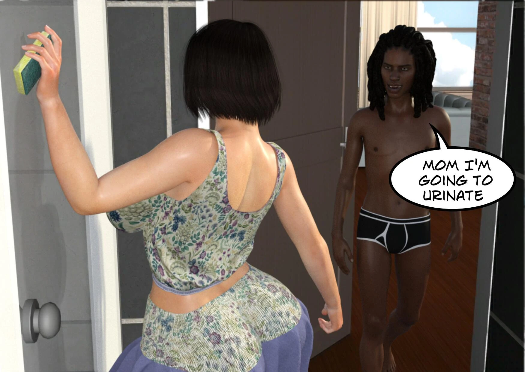 Foster Mother 2 porn comic picture 22