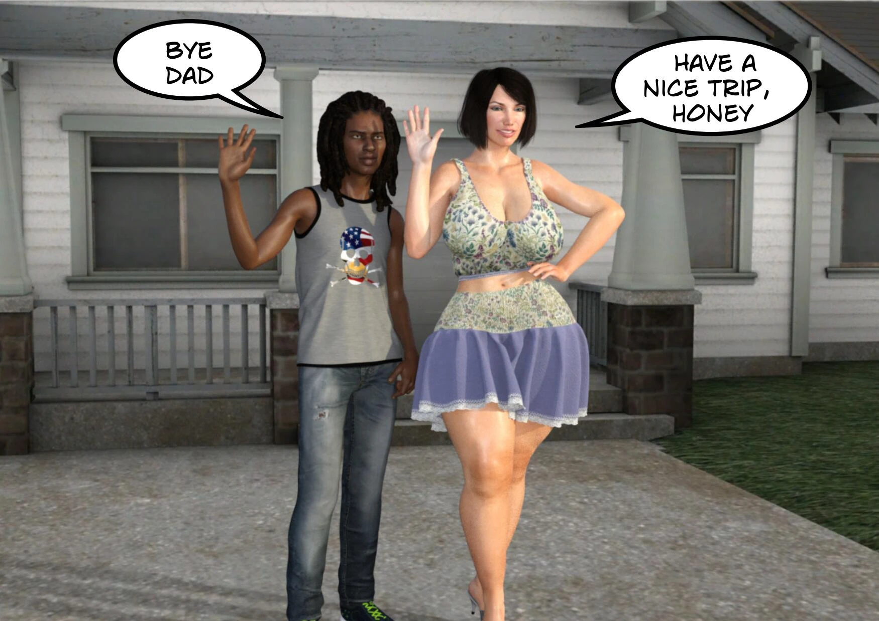 Foster Mother 2 porn comic picture 4