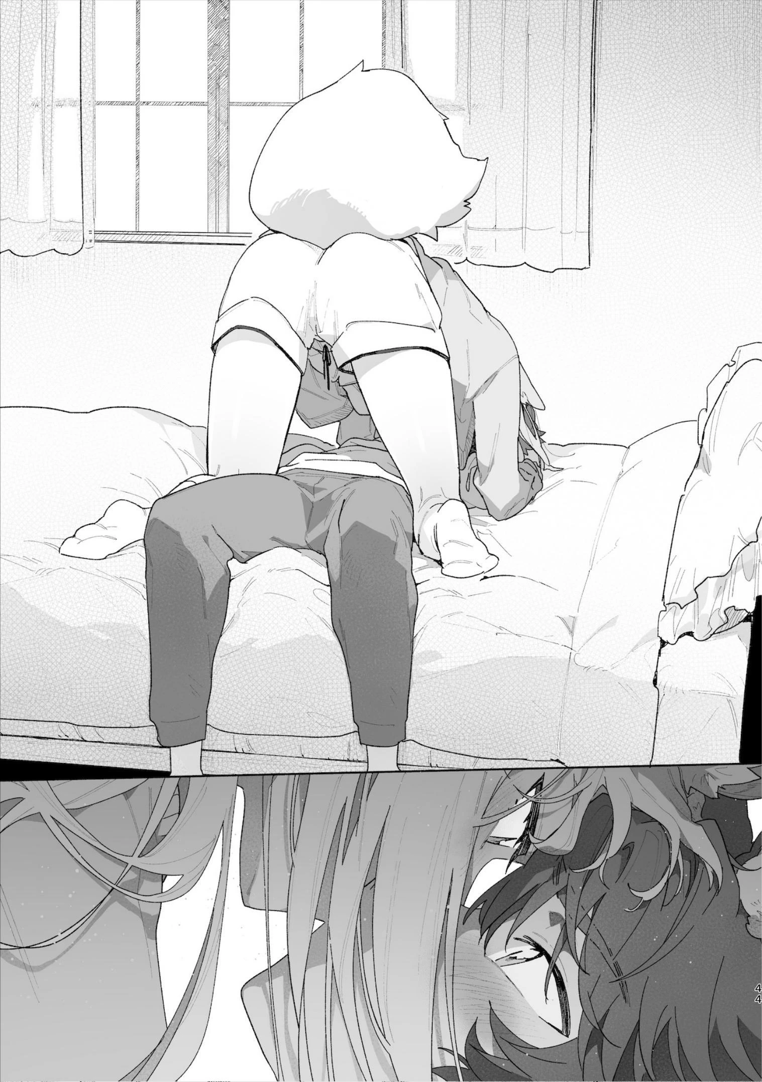 Fox Girl X Tanuki Boy porn comic picture 45