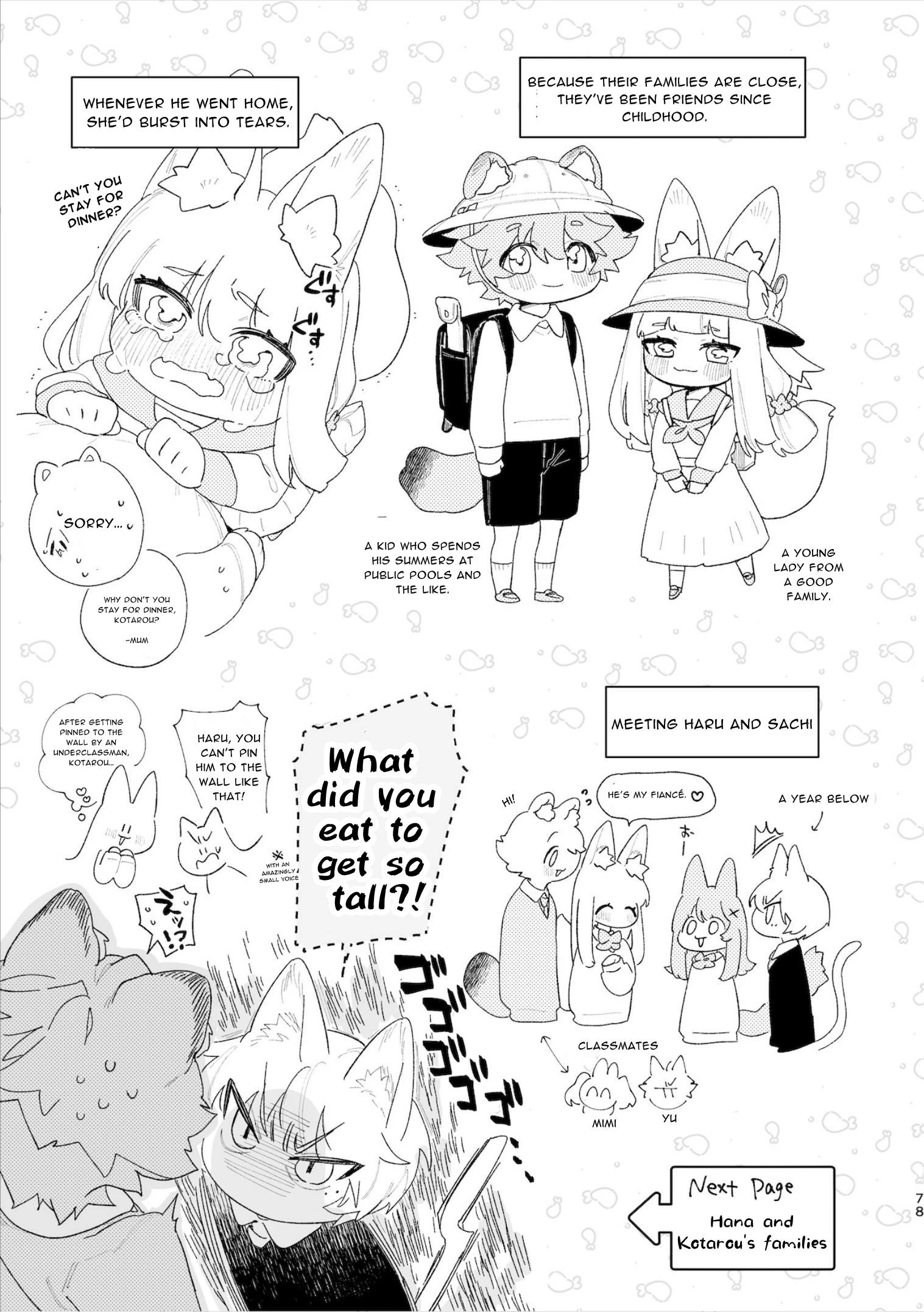 Fox Girl X Tanuki Boy porn comic picture 79