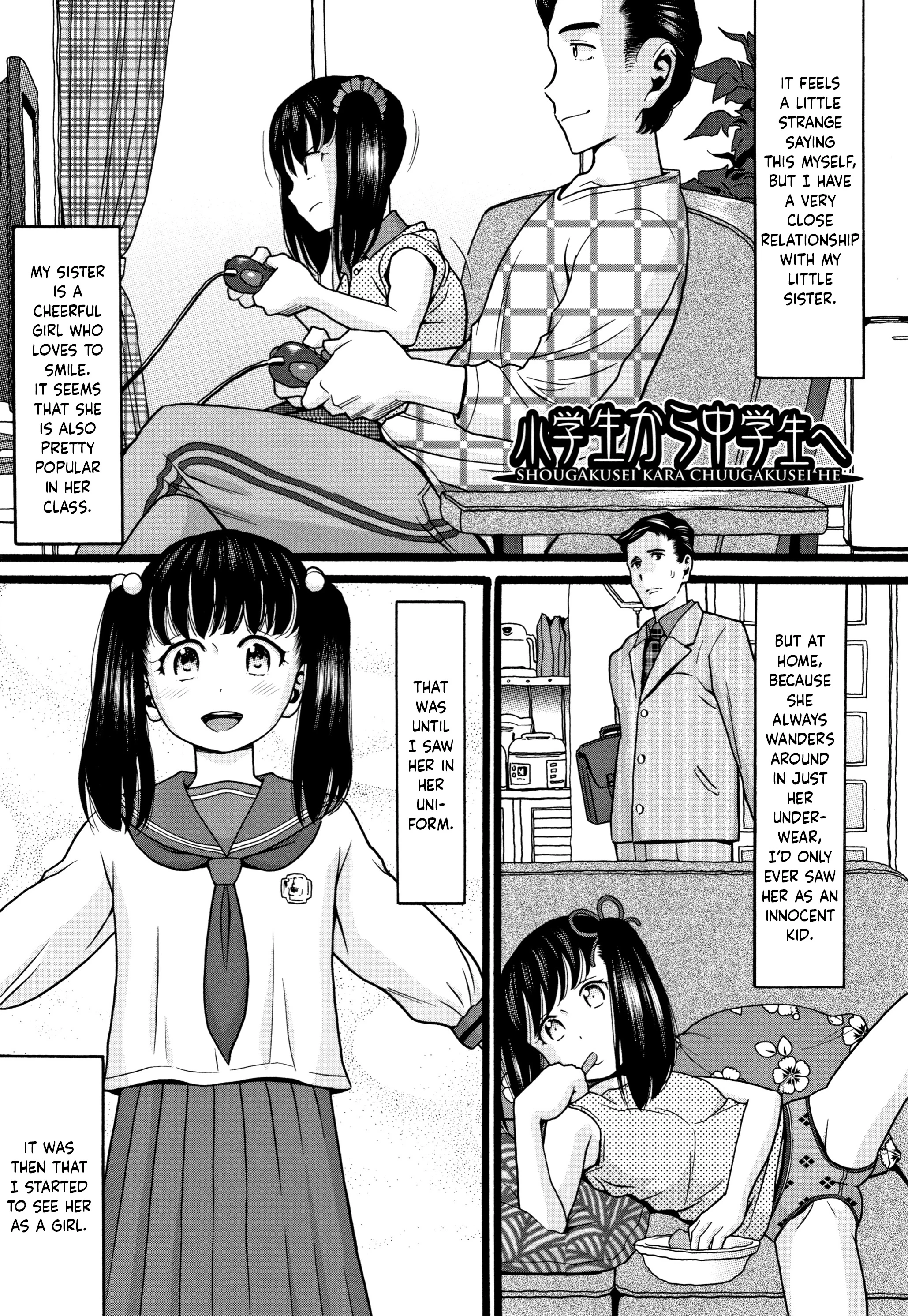 From Grade Schooler to Middle School Girl porn comic picture 1