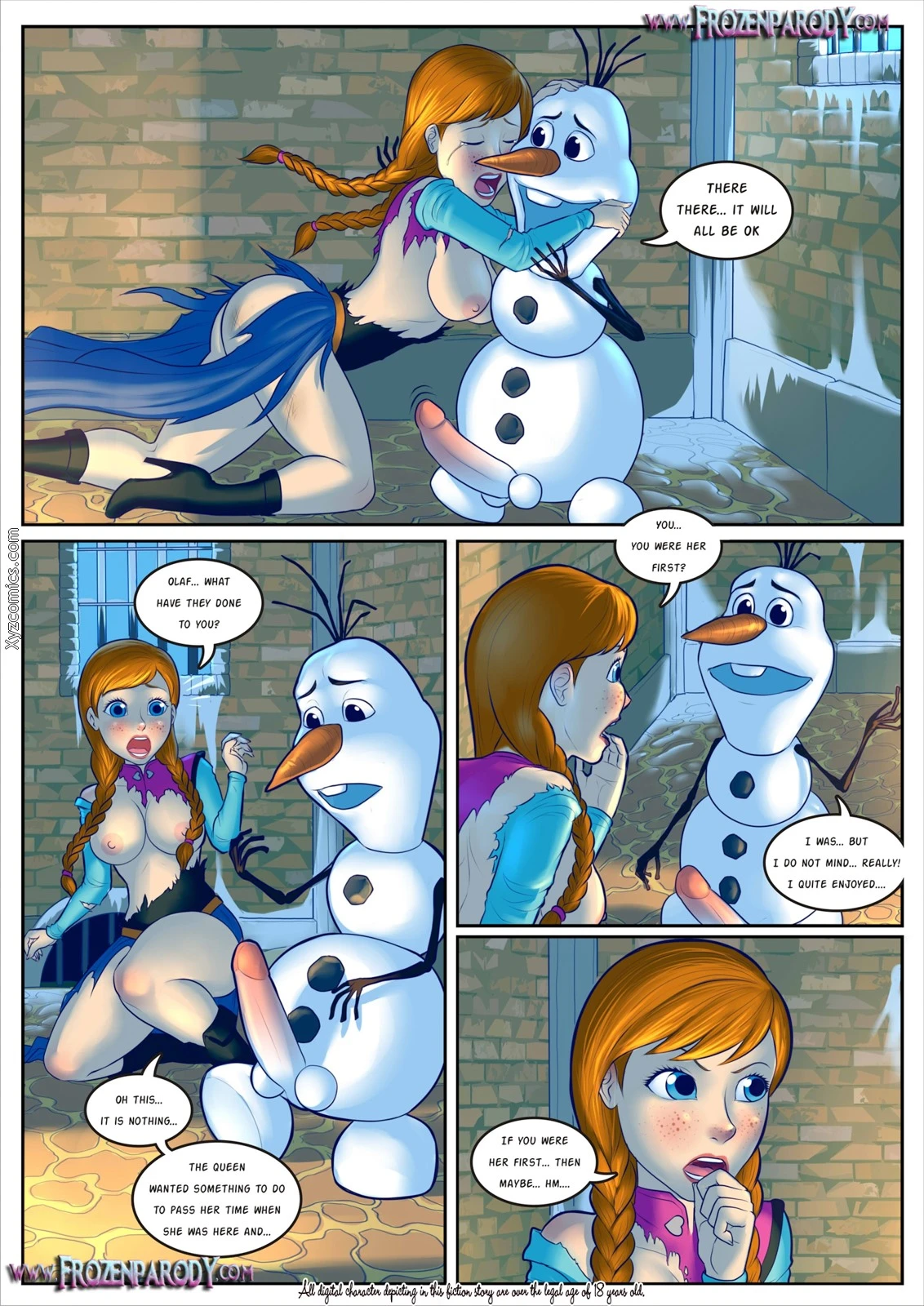 Frozen Parody 1, 2 porn comic picture 10