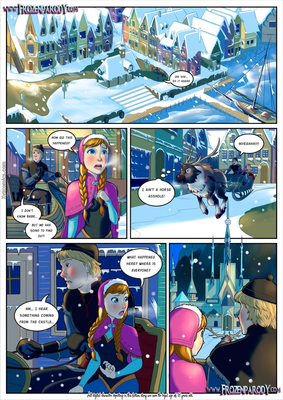 Frozen Parody 1, 2 porn comic picture 2
