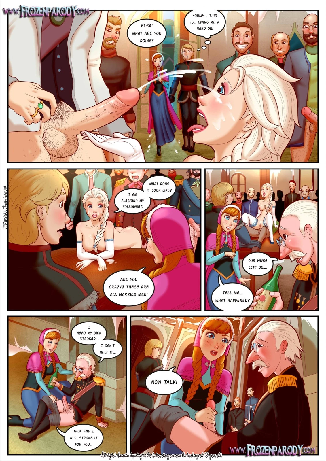 Frozen Parody 1, 2 porn comic picture 4