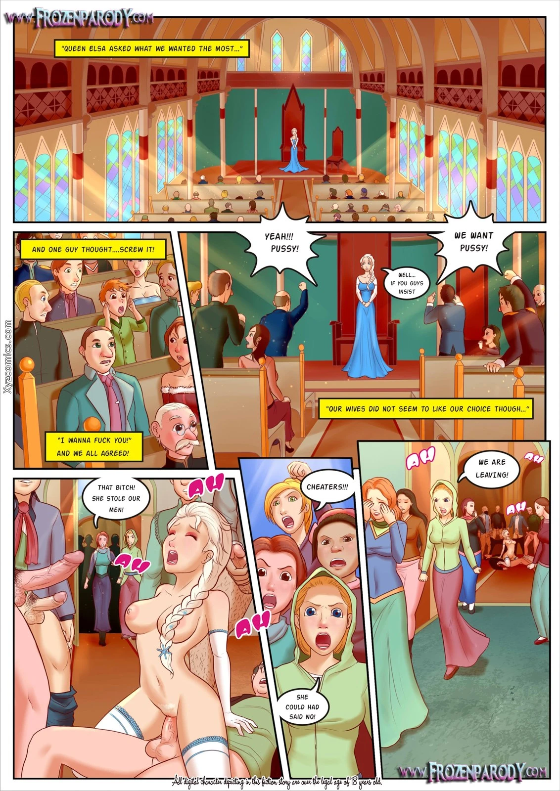 Frozen Parody 1, 2 porn comic picture 5