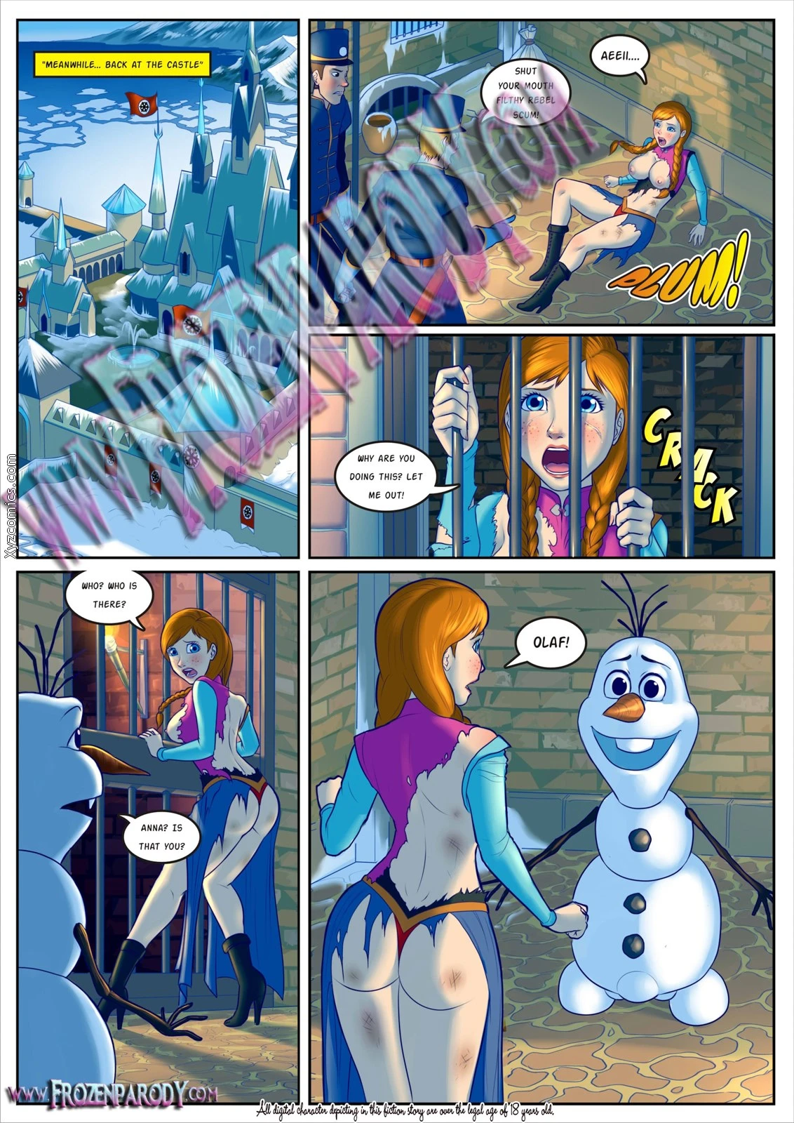 Frozen Parody 1, 2 porn comic picture 9