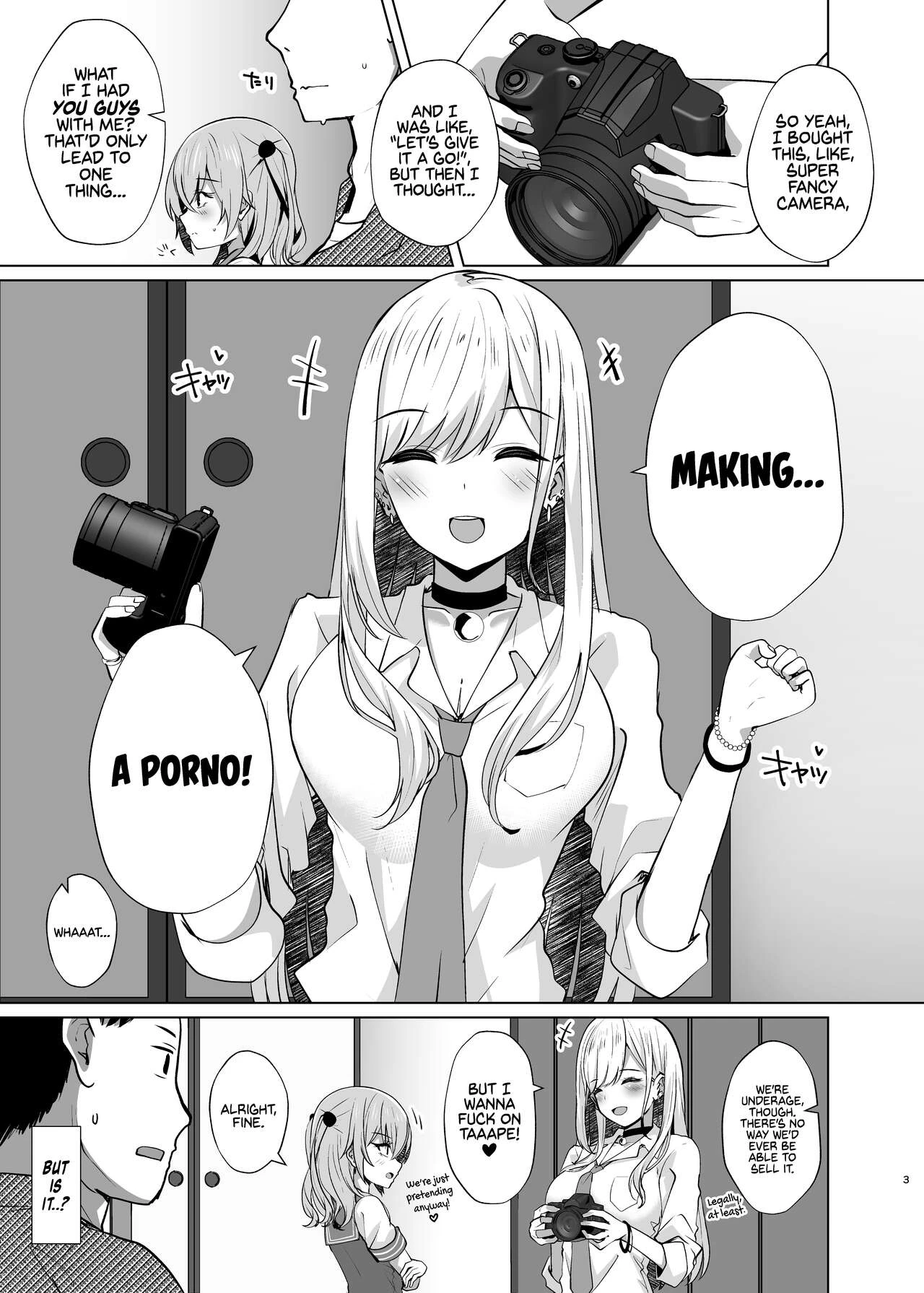 Fucking Two Cosplayers For Free at a Love Hotel Photoshoot.mp4 porn comic picture 2