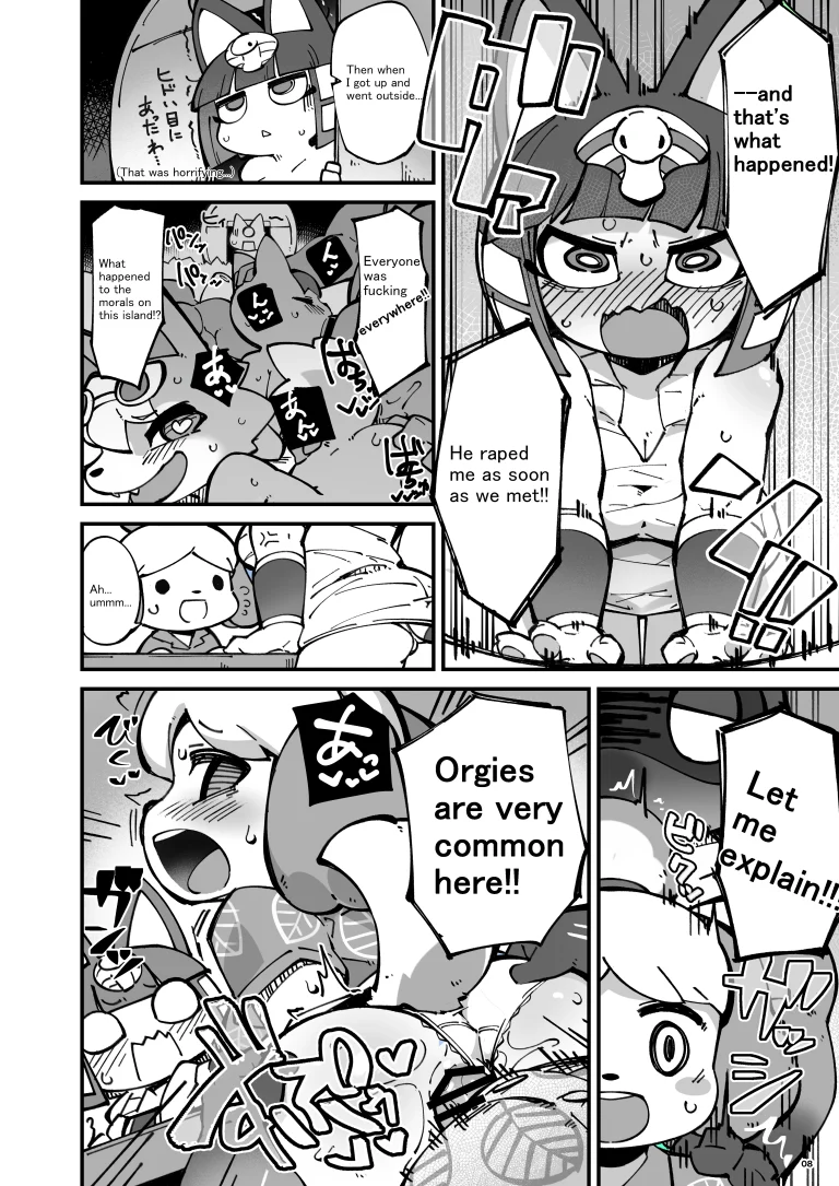 Furry Crossing Greet and F*ck!! porn comic picture 7