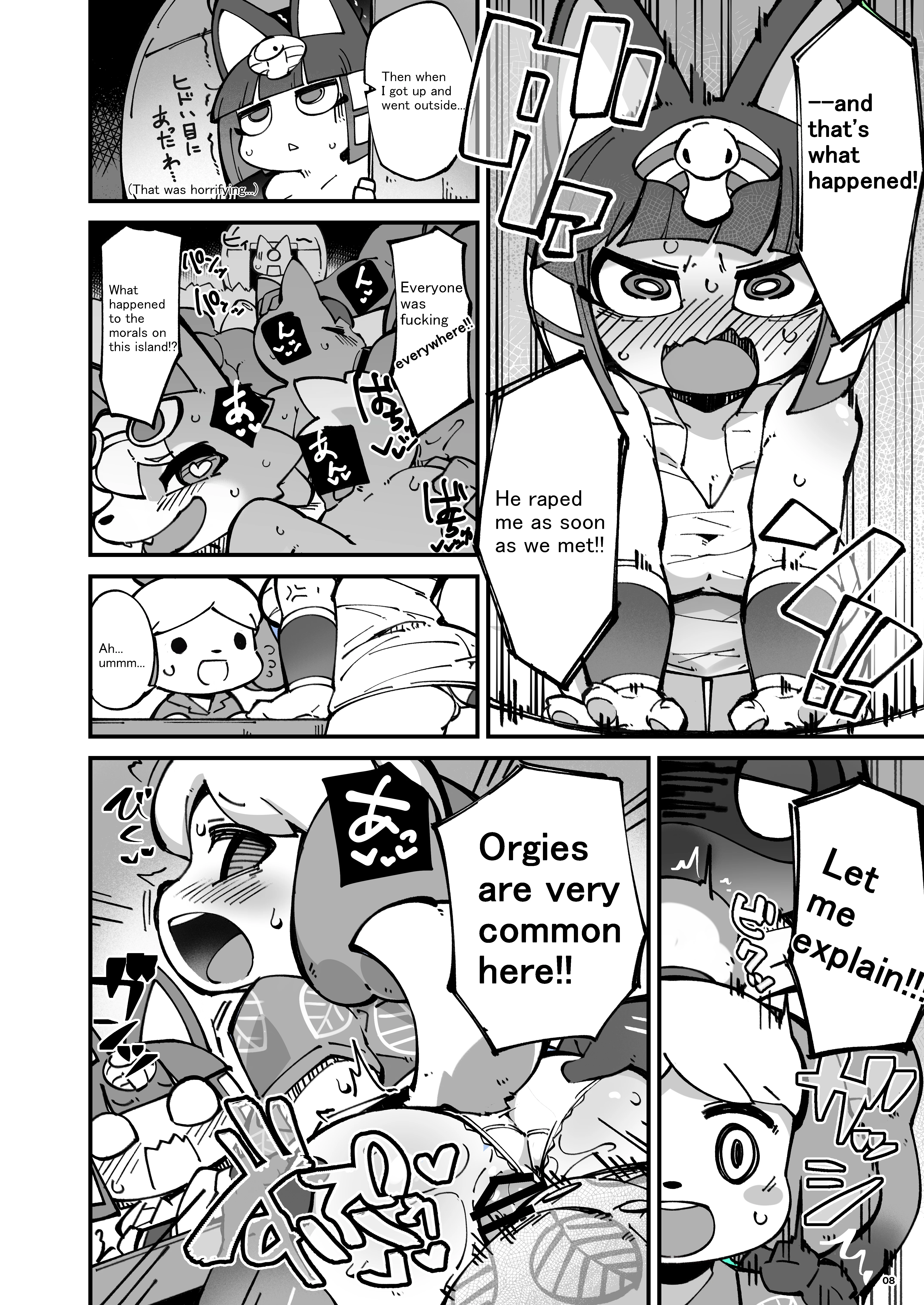 Furry Crossing Greet and F*ck!! porn comic picture 7