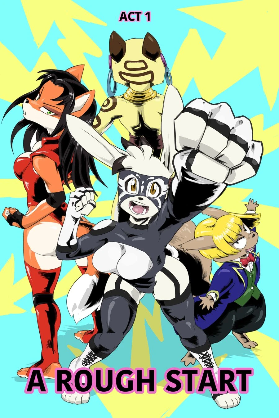 Furry Fight Chronicles 1-4 porn comic picture 1