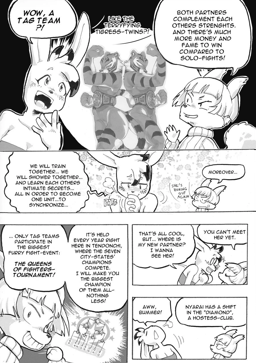 Furry Fight Chronicles 1-4 porn comic picture 32