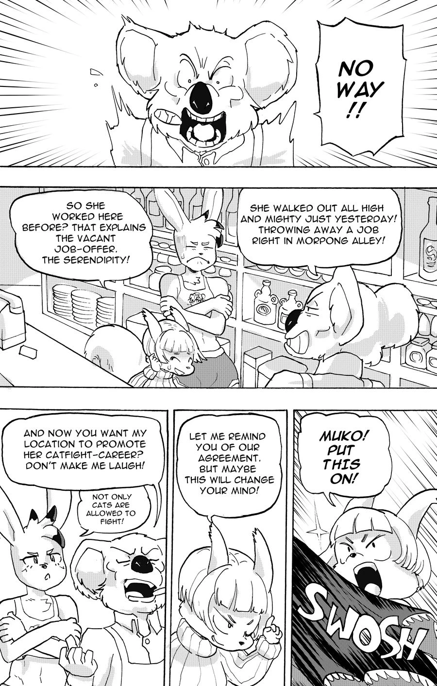 Furry Fight Chronicles 1-4 porn comic picture 44