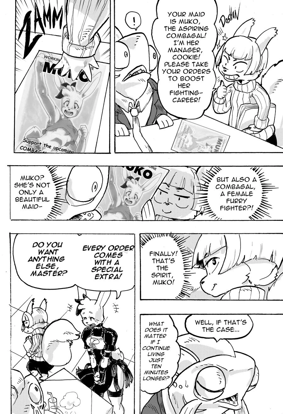Furry Fight Chronicles 1-4 porn comic picture 59