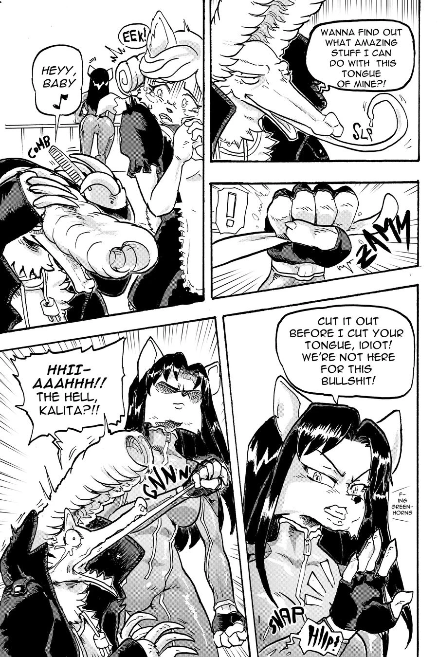 Furry Fight Chronicles 1-4 porn comic picture 70