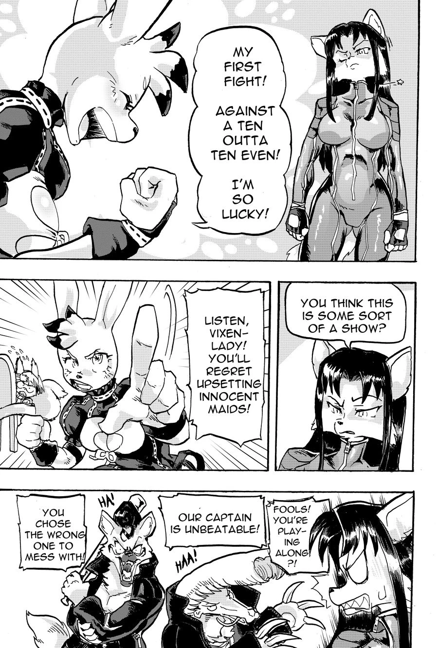 Furry Fight Chronicles 5 porn comic picture 2