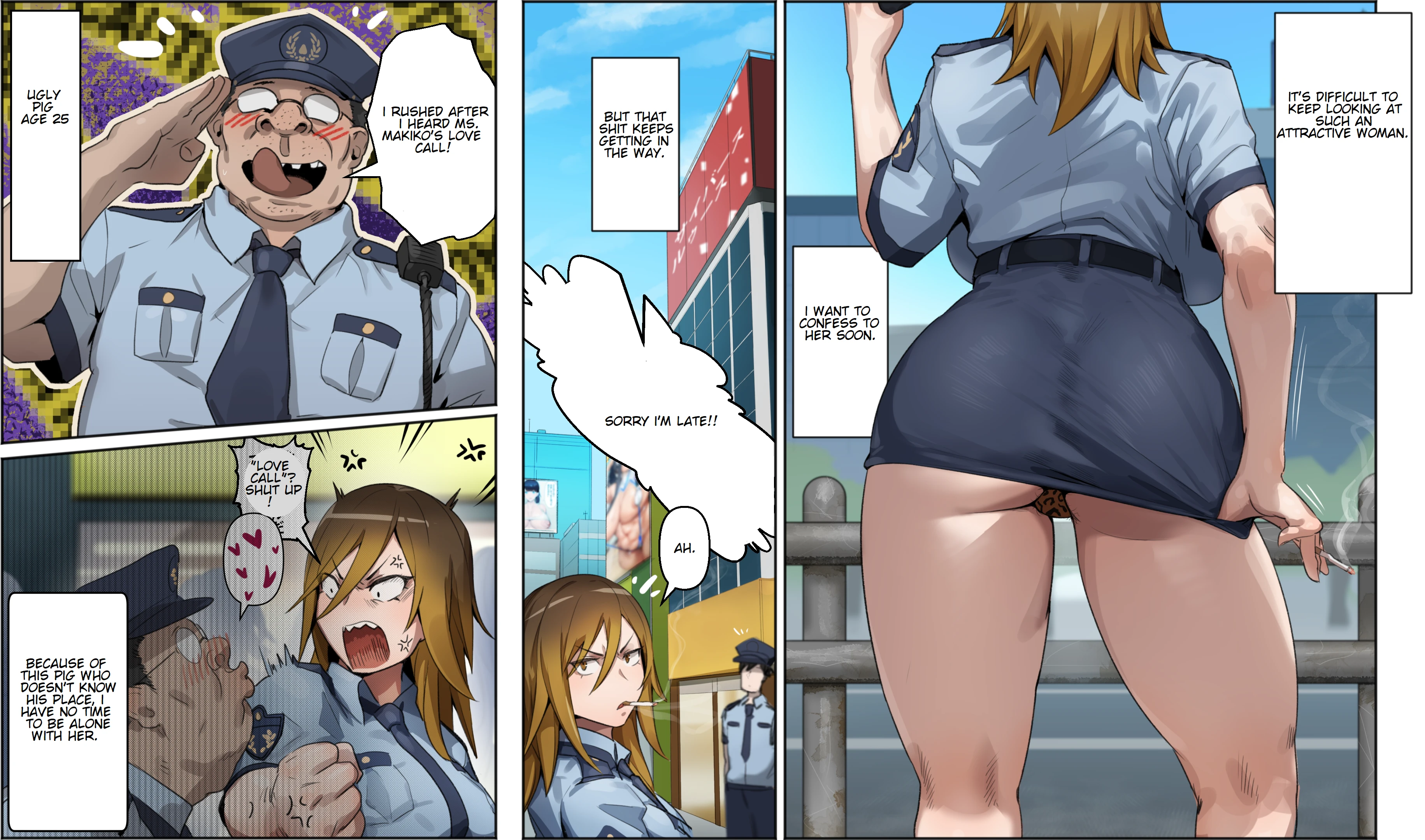 Gal Police Officer Makiko porn comic picture 2