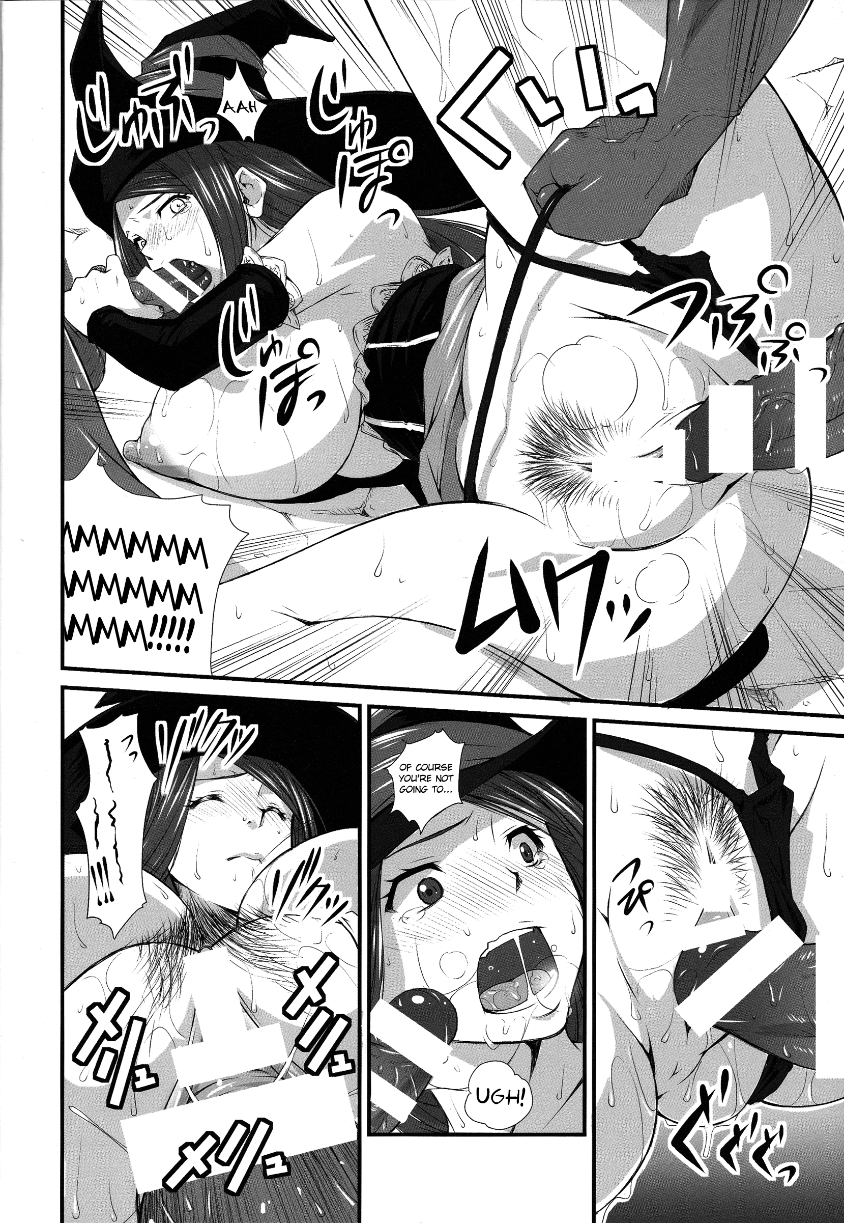Gangbanged Sorceress porn comic picture 10