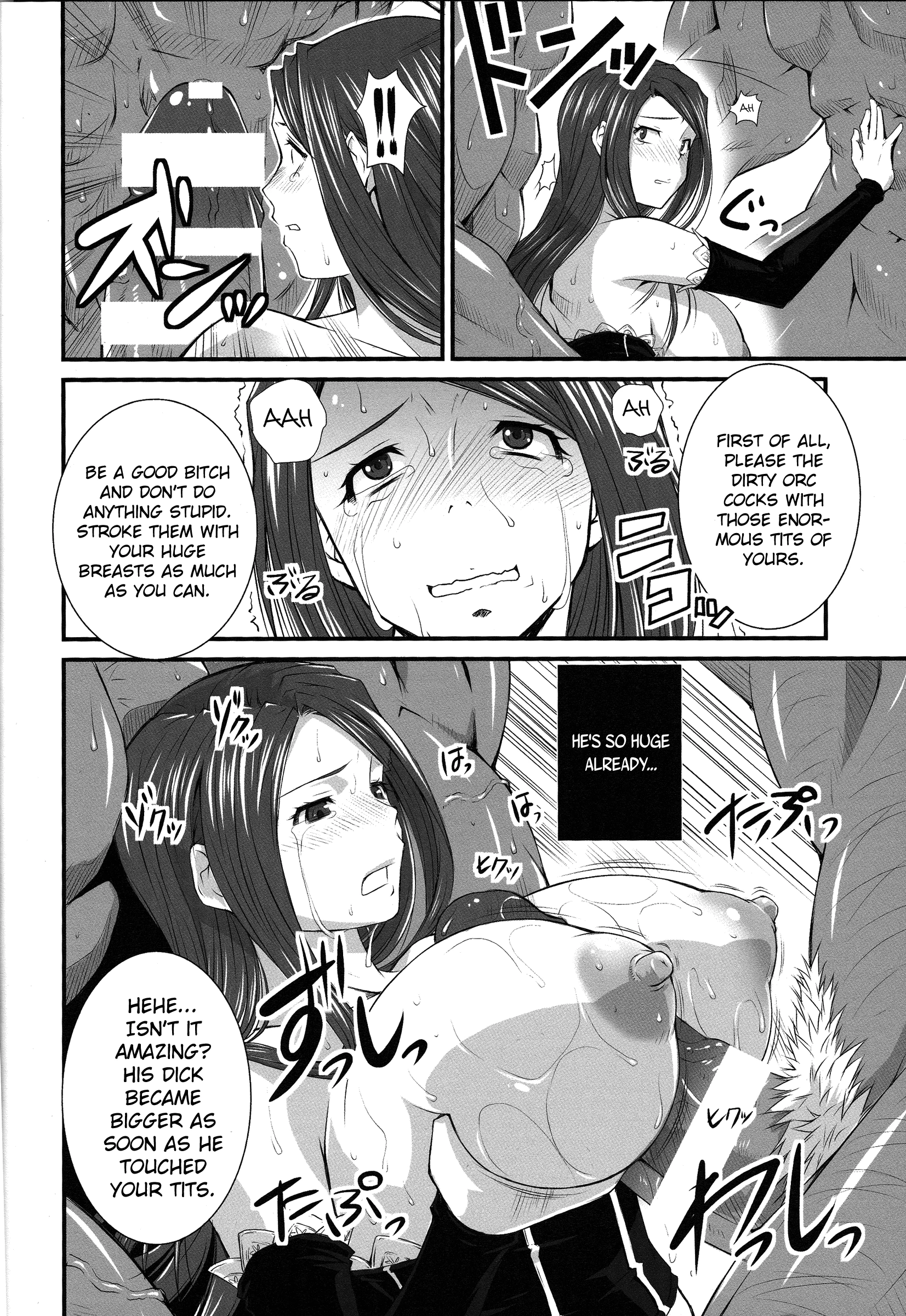 Gangbanged Sorceress porn comic picture 16