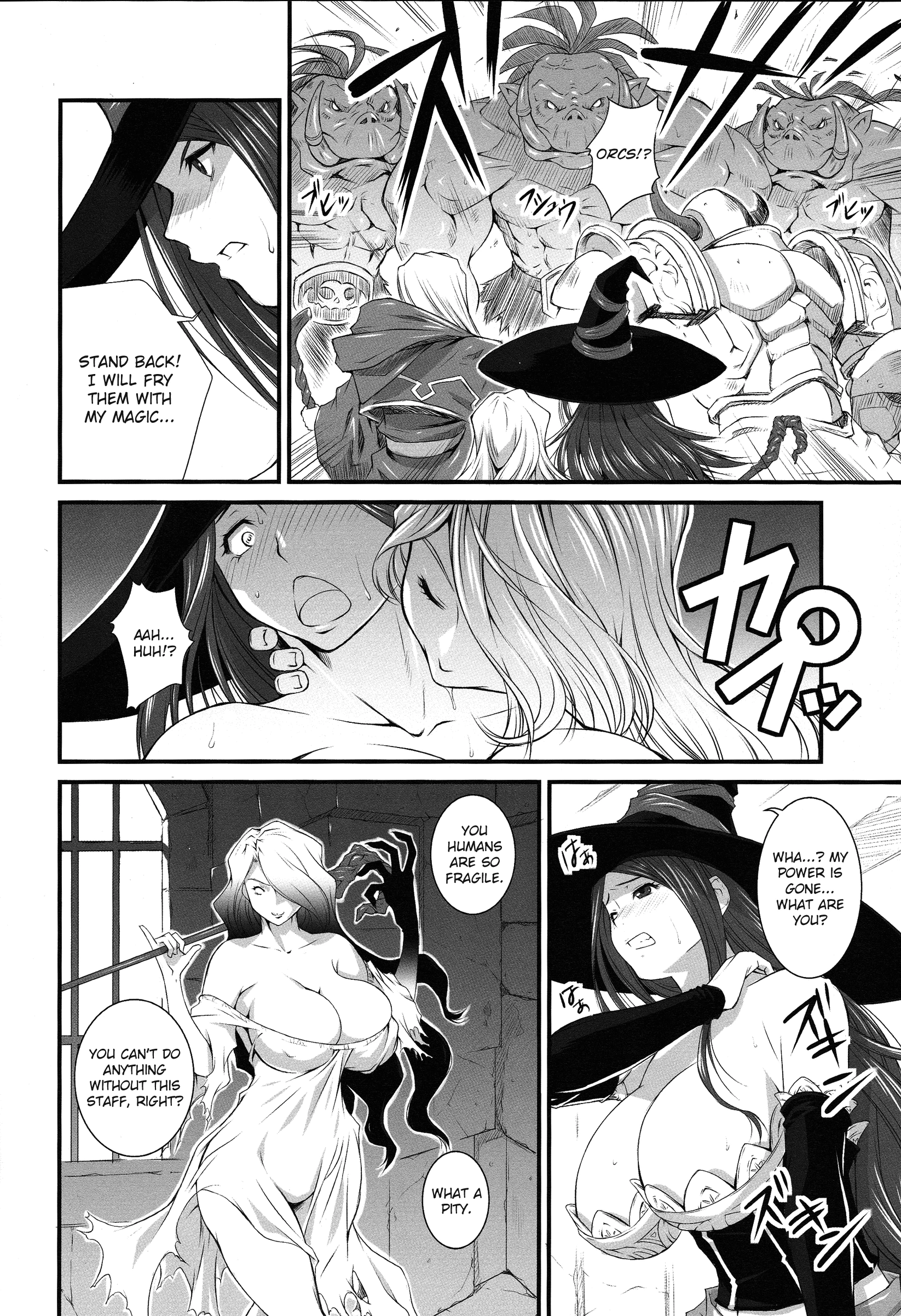 Gangbanged Sorceress porn comic picture 4