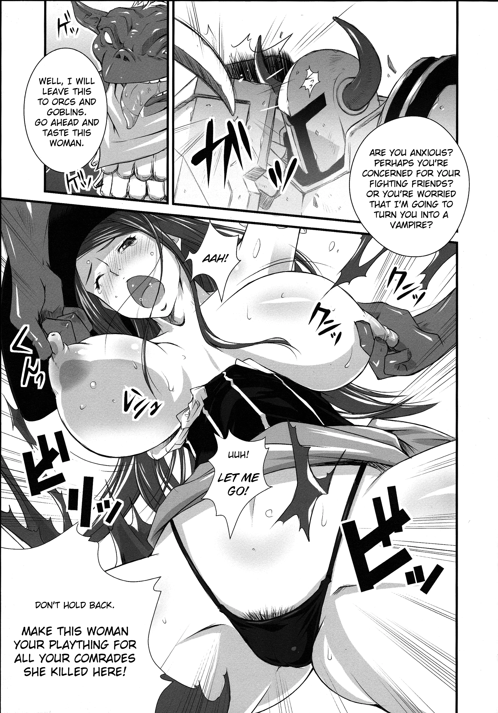 Gangbanged Sorceress porn comic picture 5