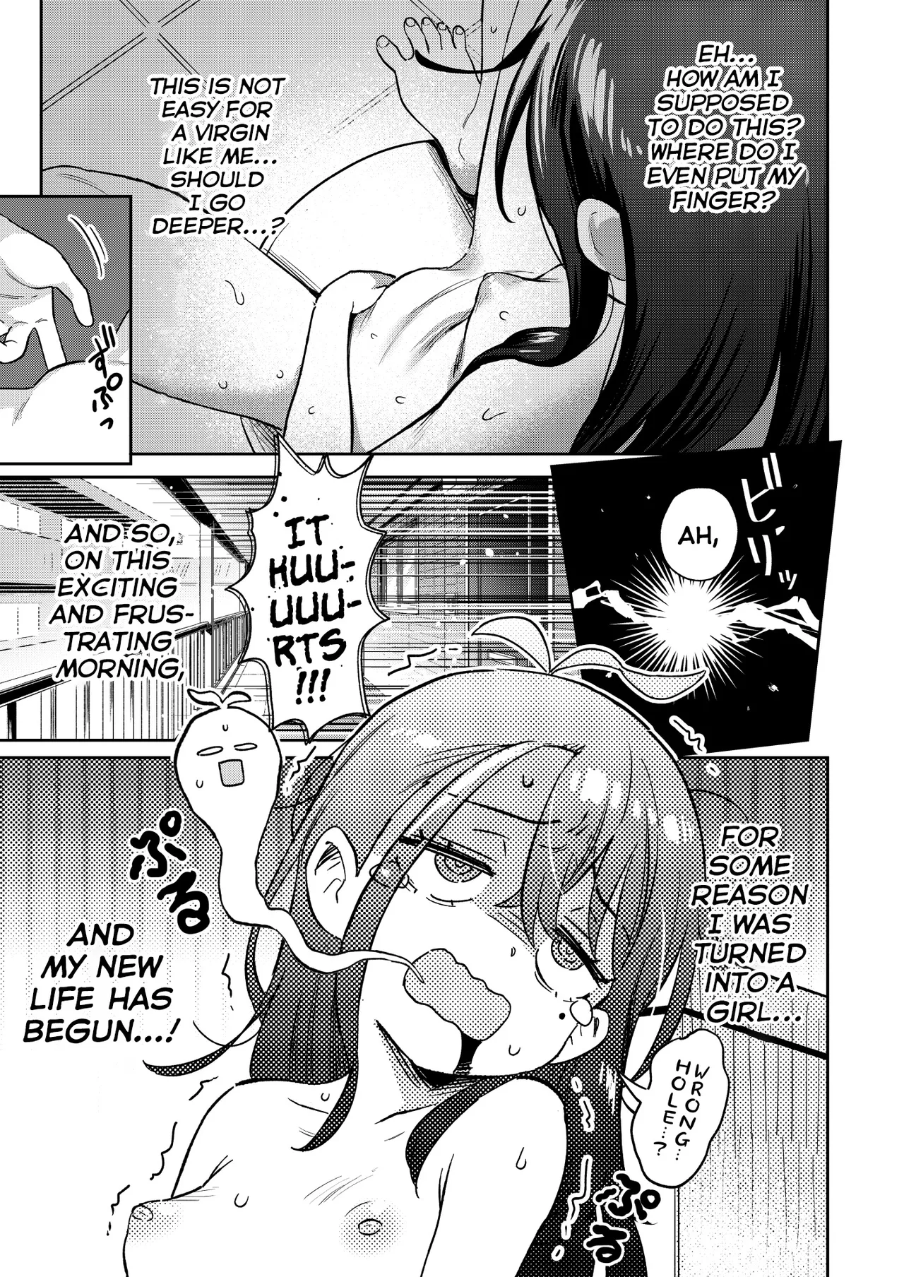 Gender Swap Masturbation Addict Onapet porn comic picture 13