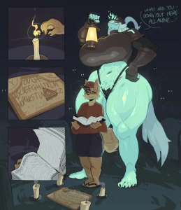 Ghost summoning porn comic picture 1