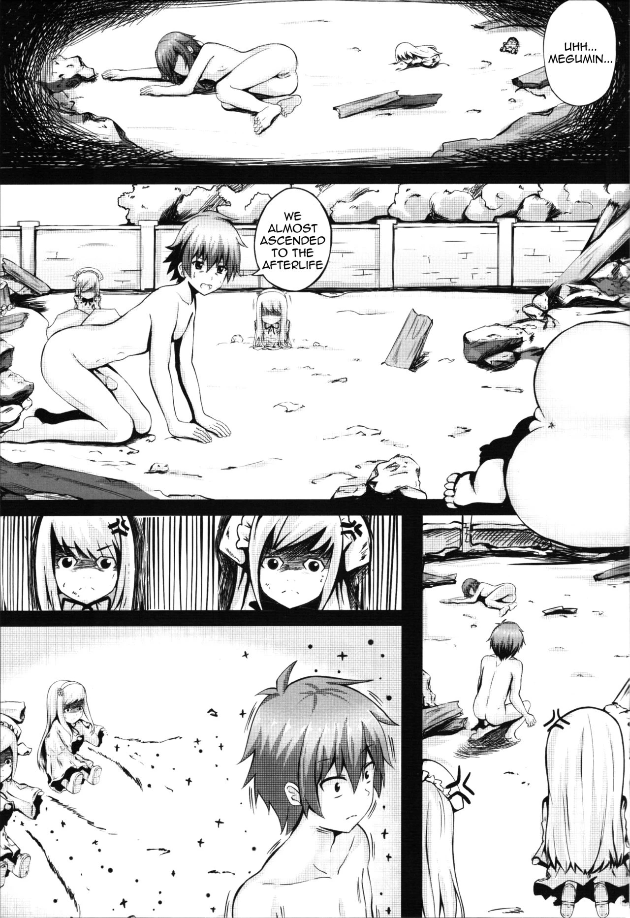 Giving to Megumin in the Toilet! porn comic picture 8