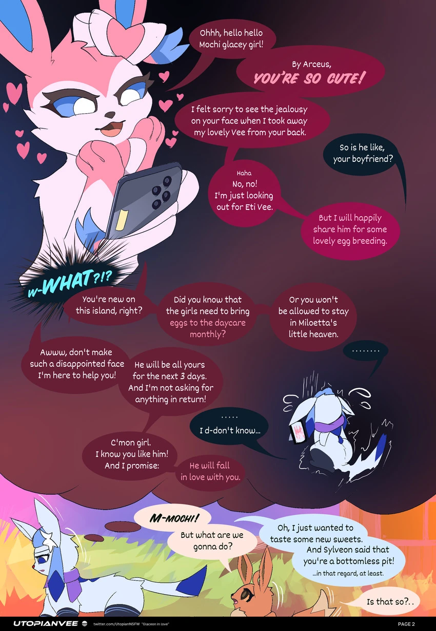 Glaceon In Love porn comic picture 3