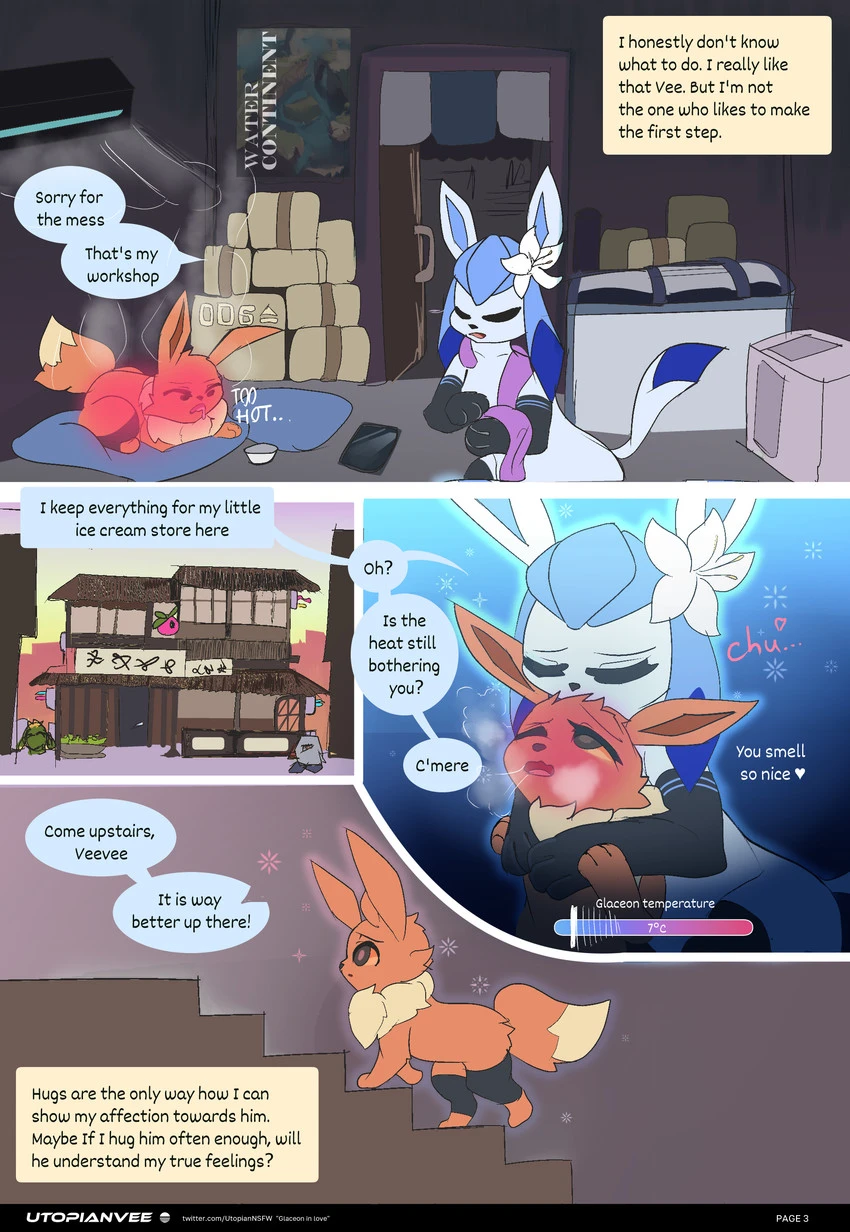 Glaceon In Love porn comic picture 4