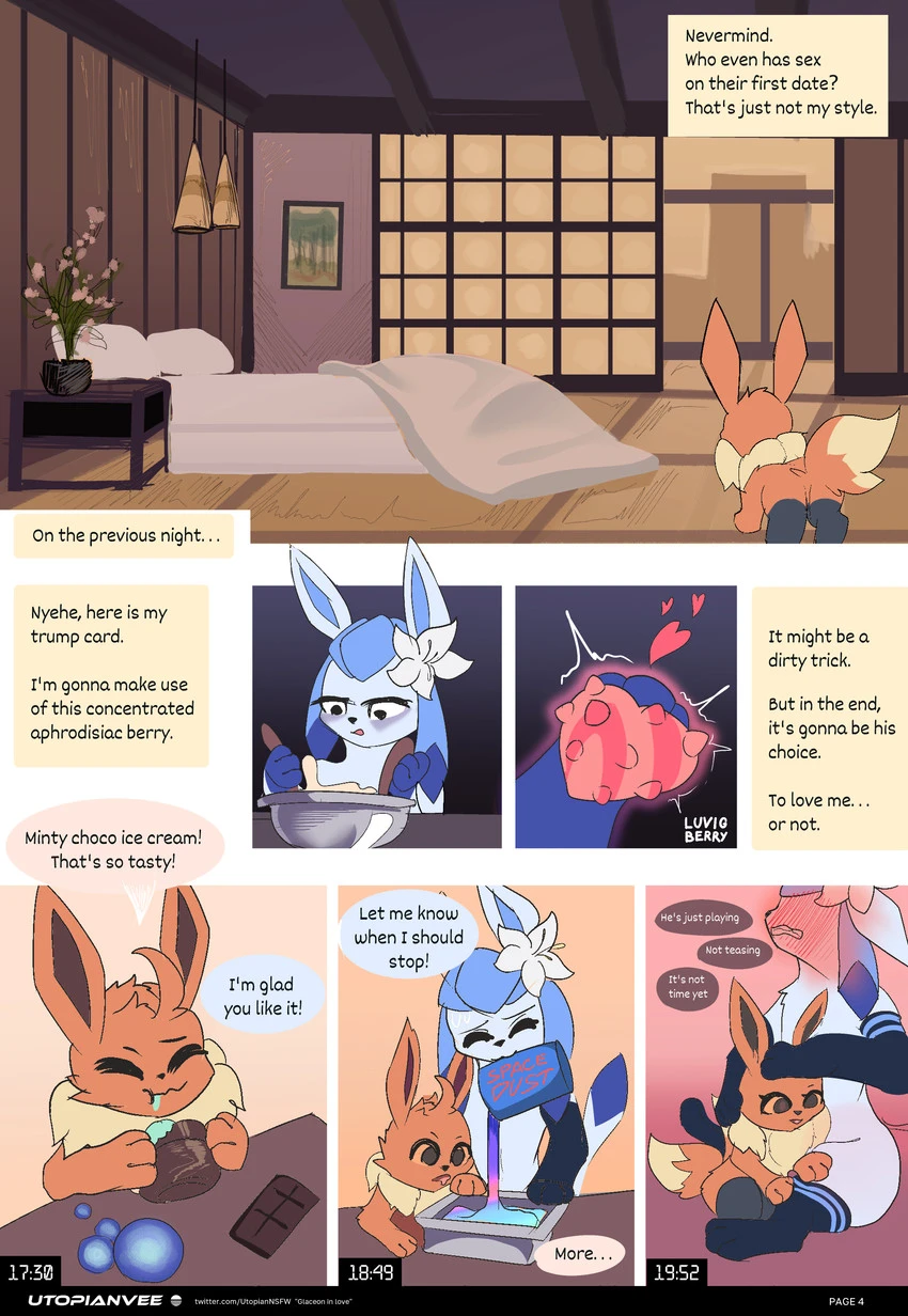 Glaceon In Love porn comic picture 5