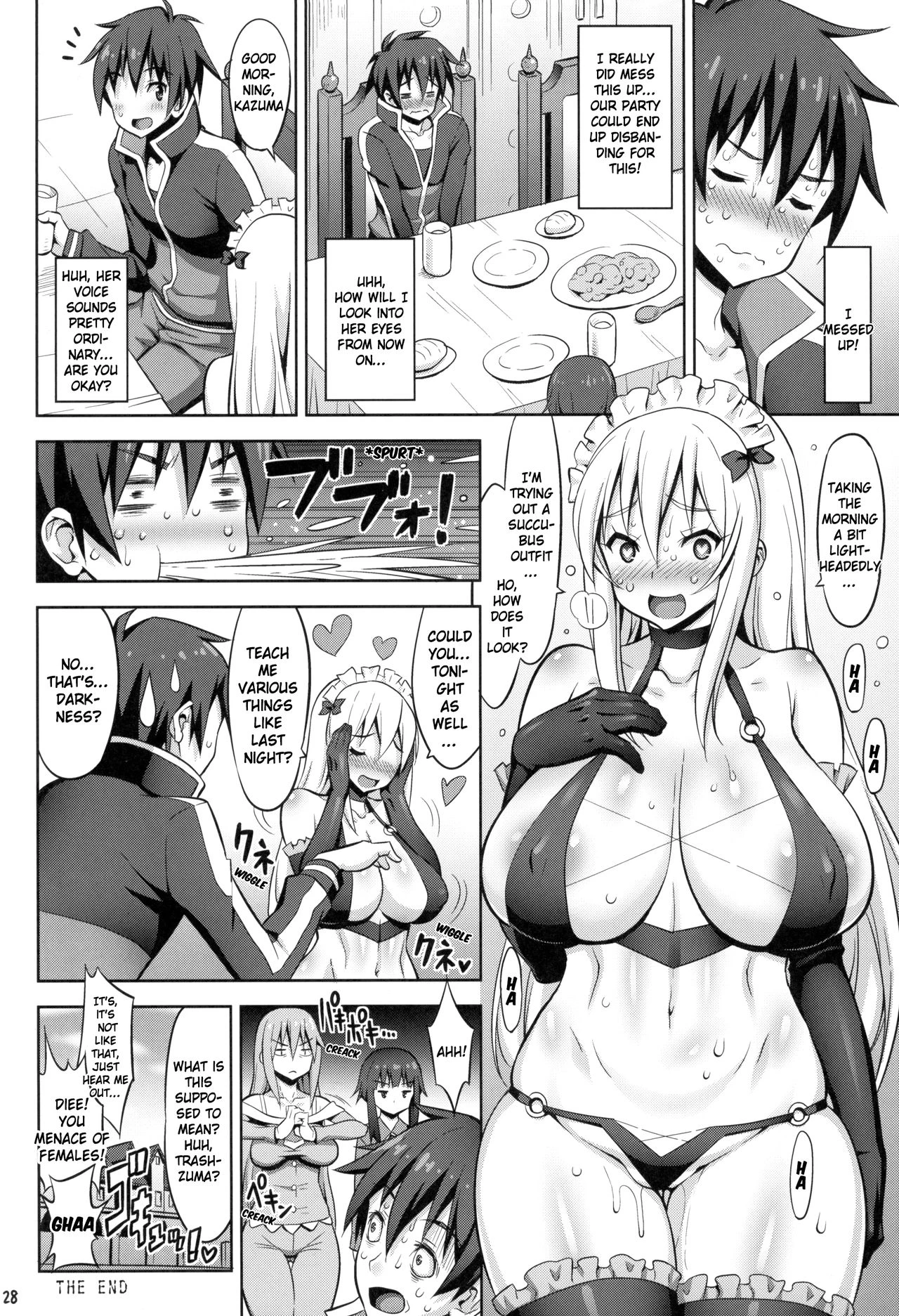 God’s blessings on these sluttish, hanging tits! porn comic picture 25