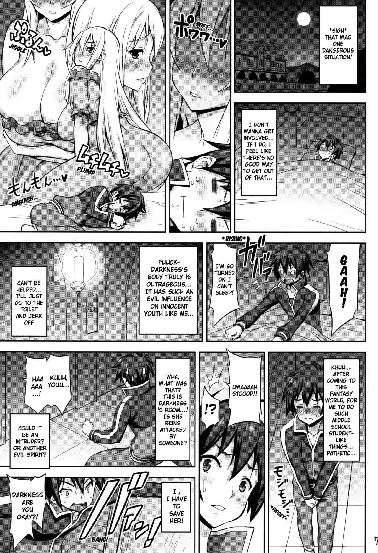 God’s blessings on these sluttish, hanging tits! porn comic picture 4