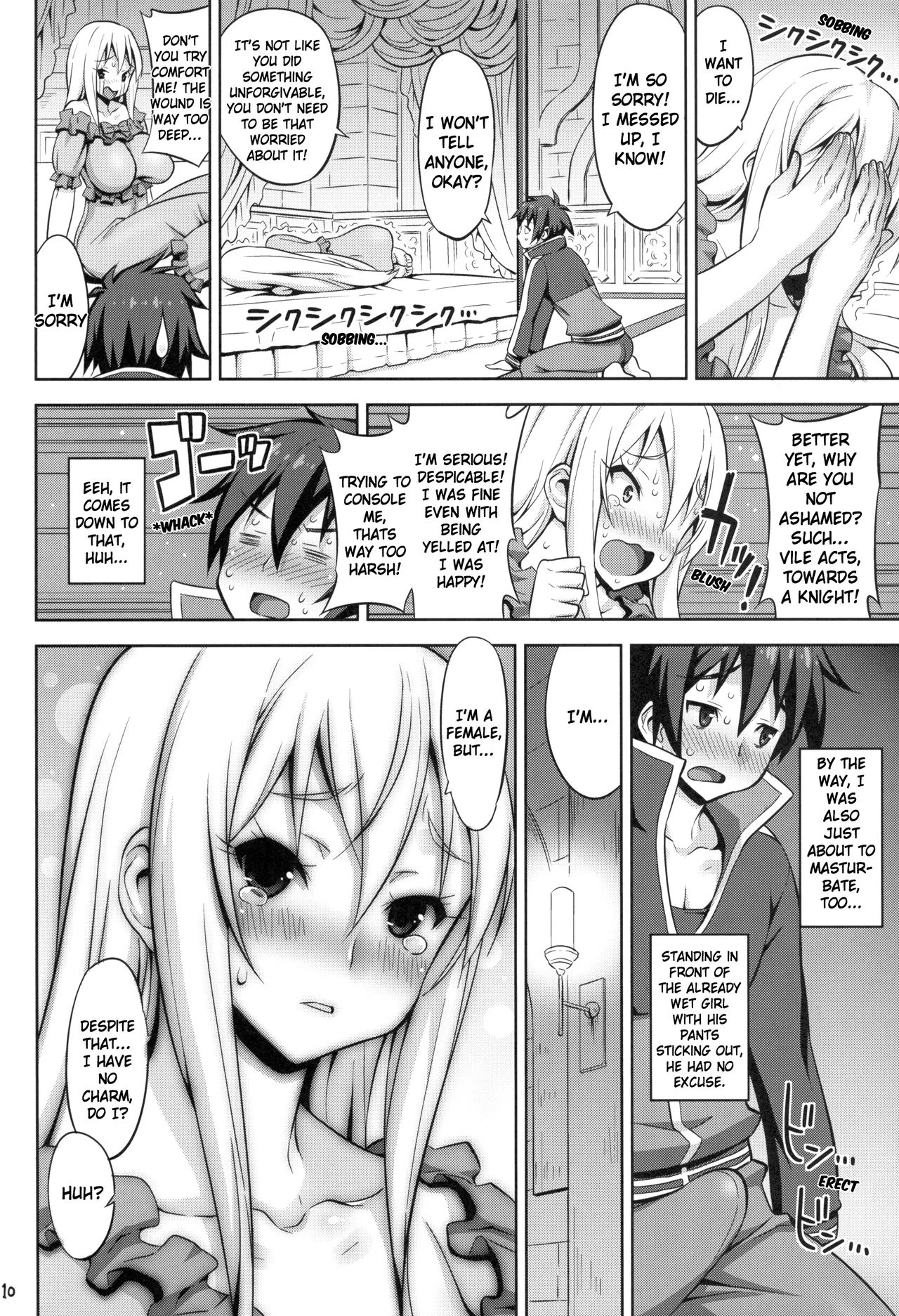 God’s blessings on these sluttish, hanging tits! porn comic picture 7