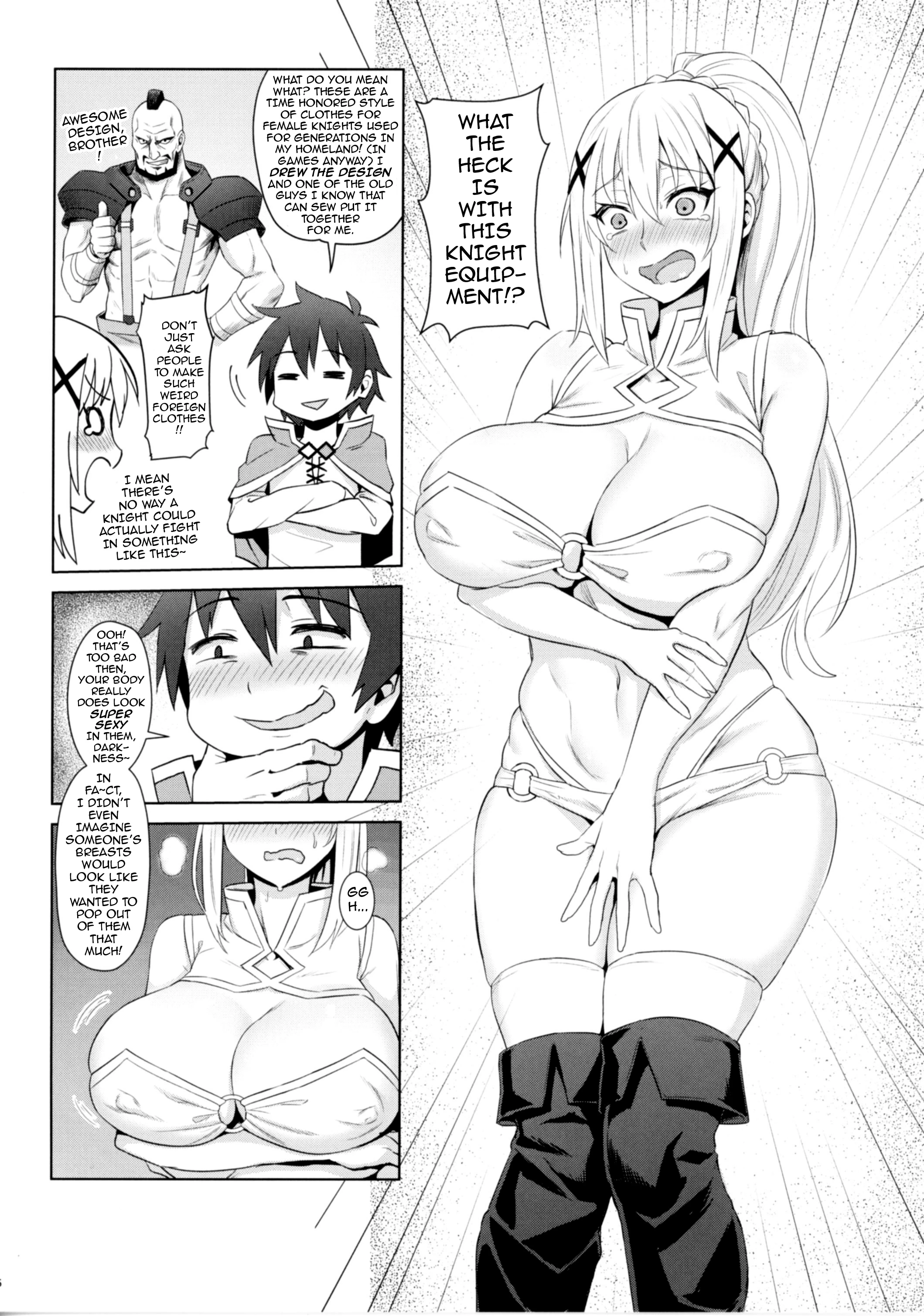 God’s Blessings on This Corrupted Female Knight! (Decensored) porn comic picture 4