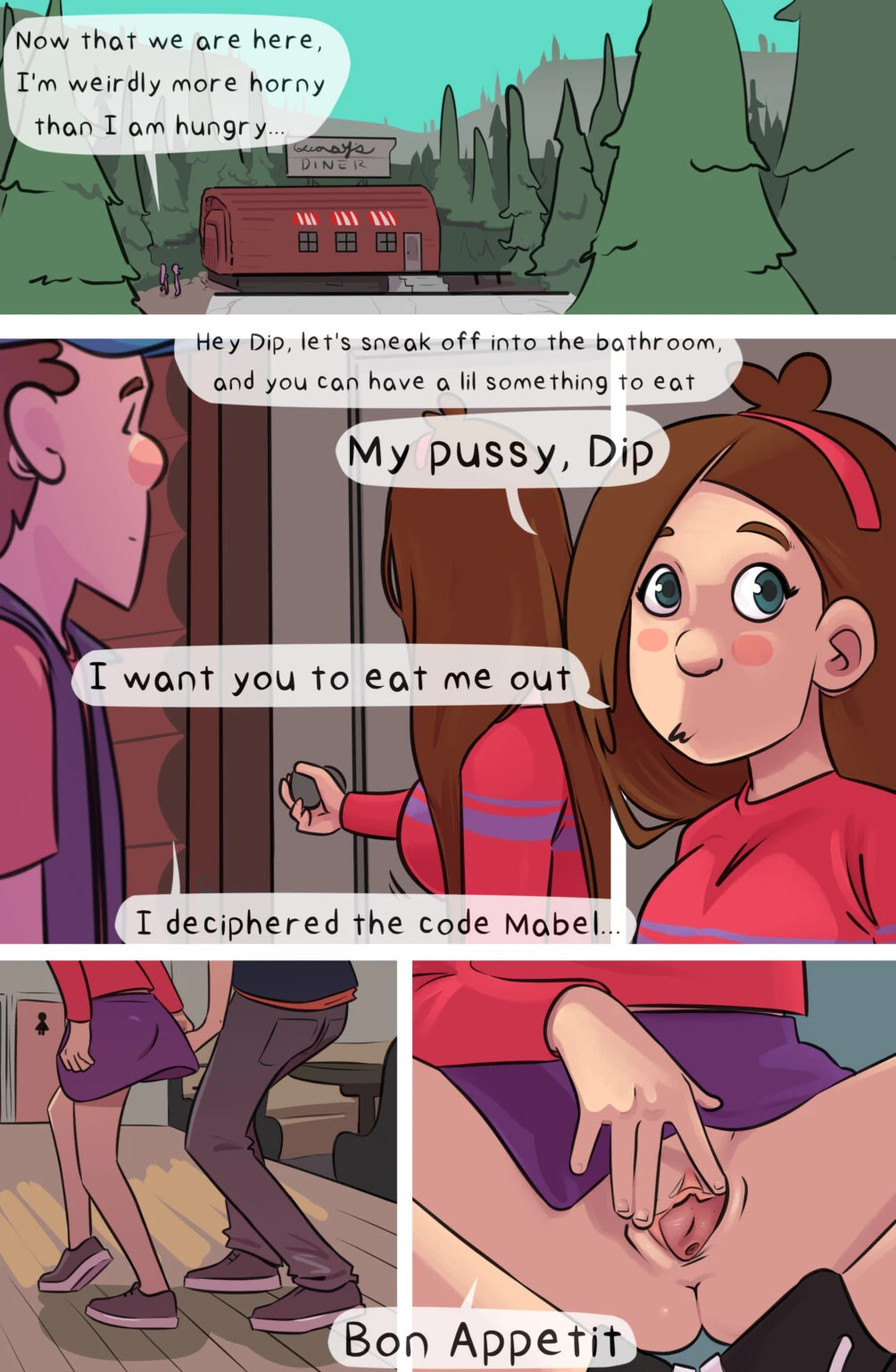 Gravity Falls Porn Parody 4 porn comic picture 9