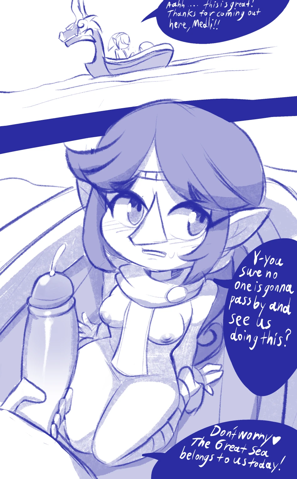 Great Sea Getaway porn comic picture 1