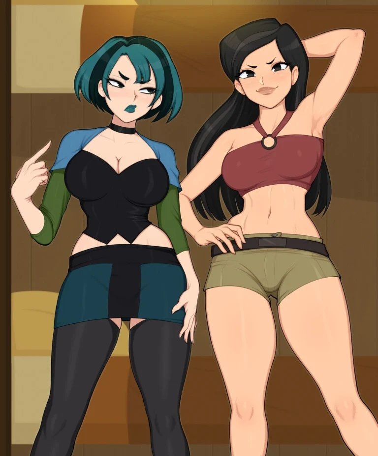 Gwen & Heather porn comic picture 1