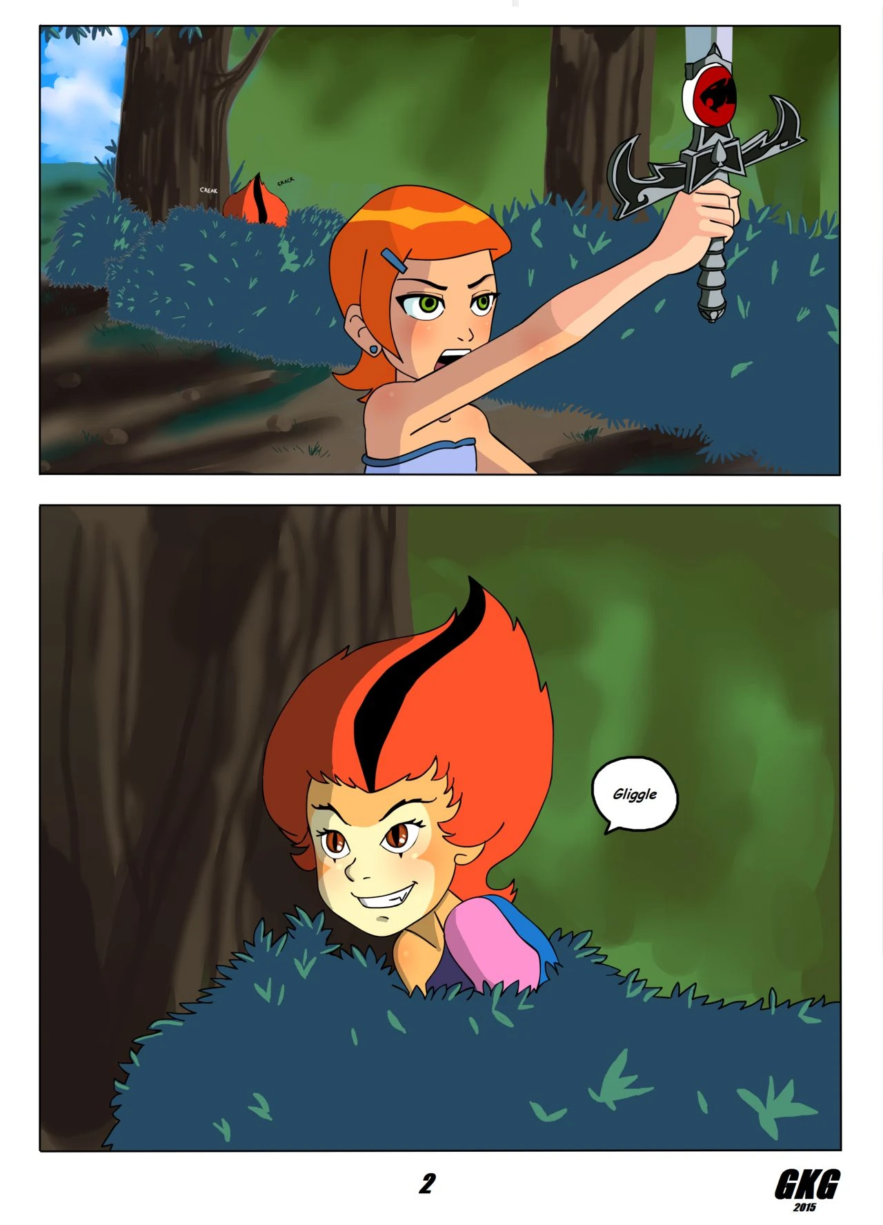 Gwen the Lord of the Thundercats porn comic picture 2