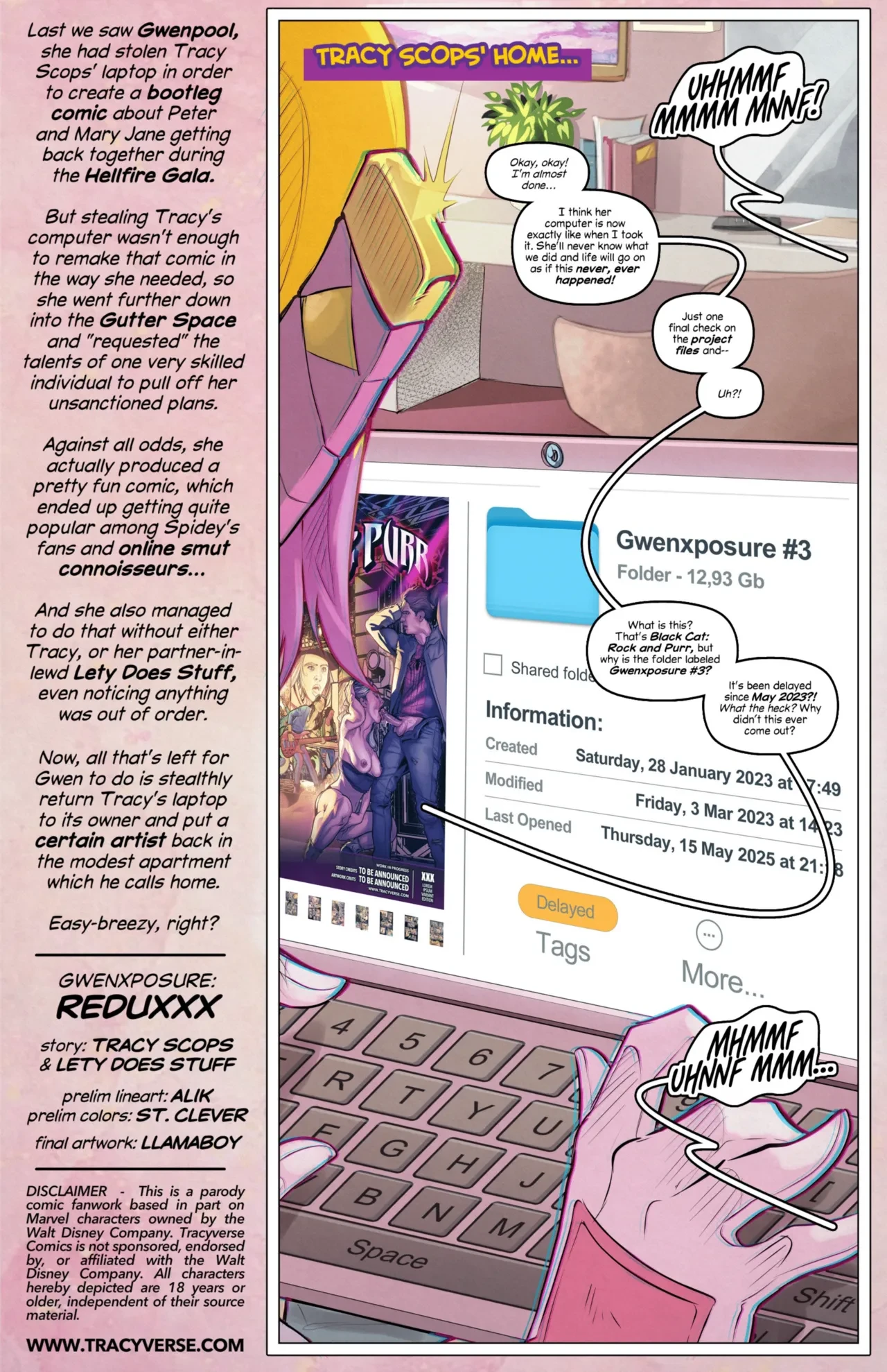 Gwen-Xposure Redux porn comic picture 2
