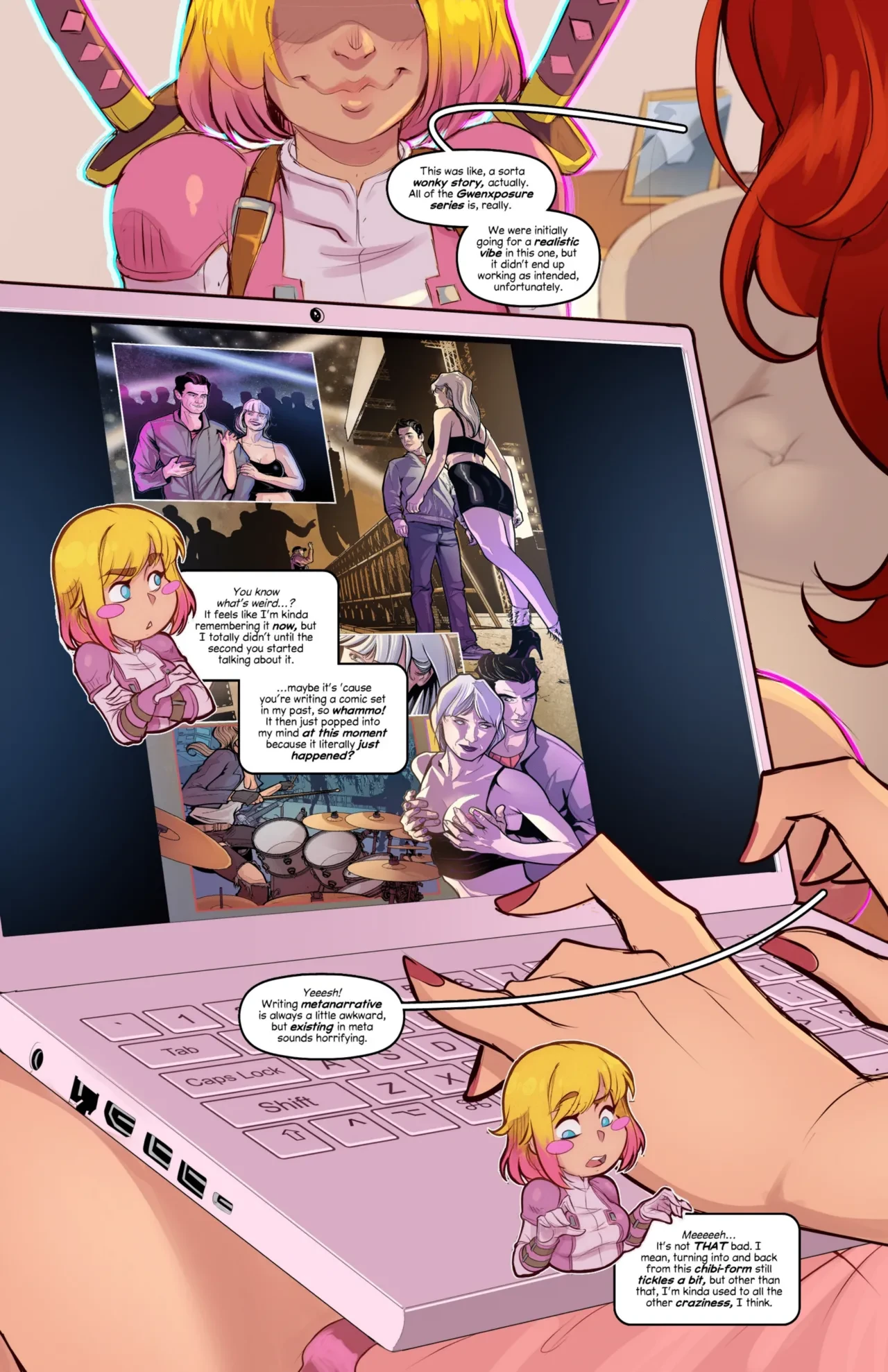 Gwen-Xposure Redux porn comic picture 5