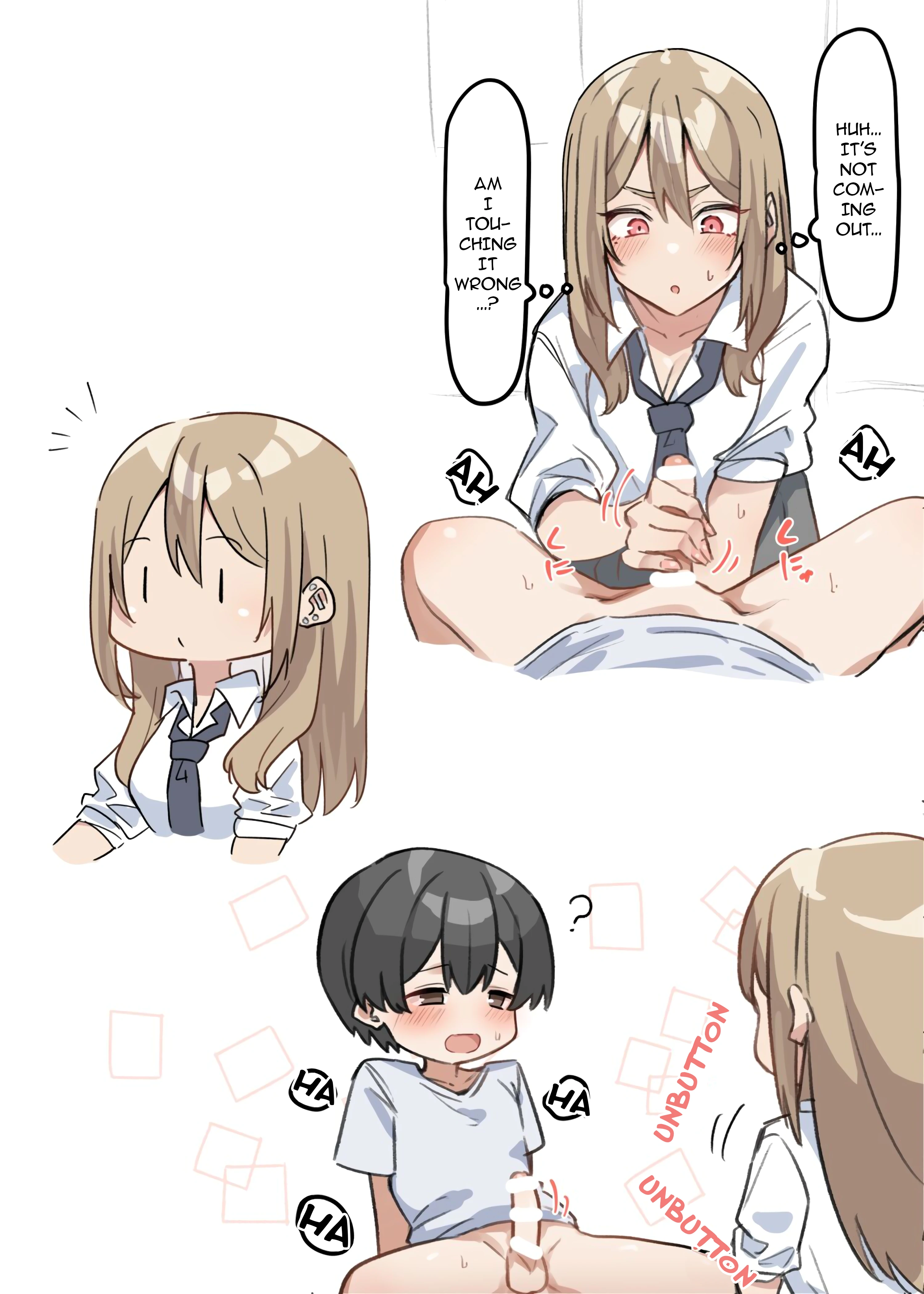 Gyaru JK Onee x Shota 1-2 porn comic picture 22
