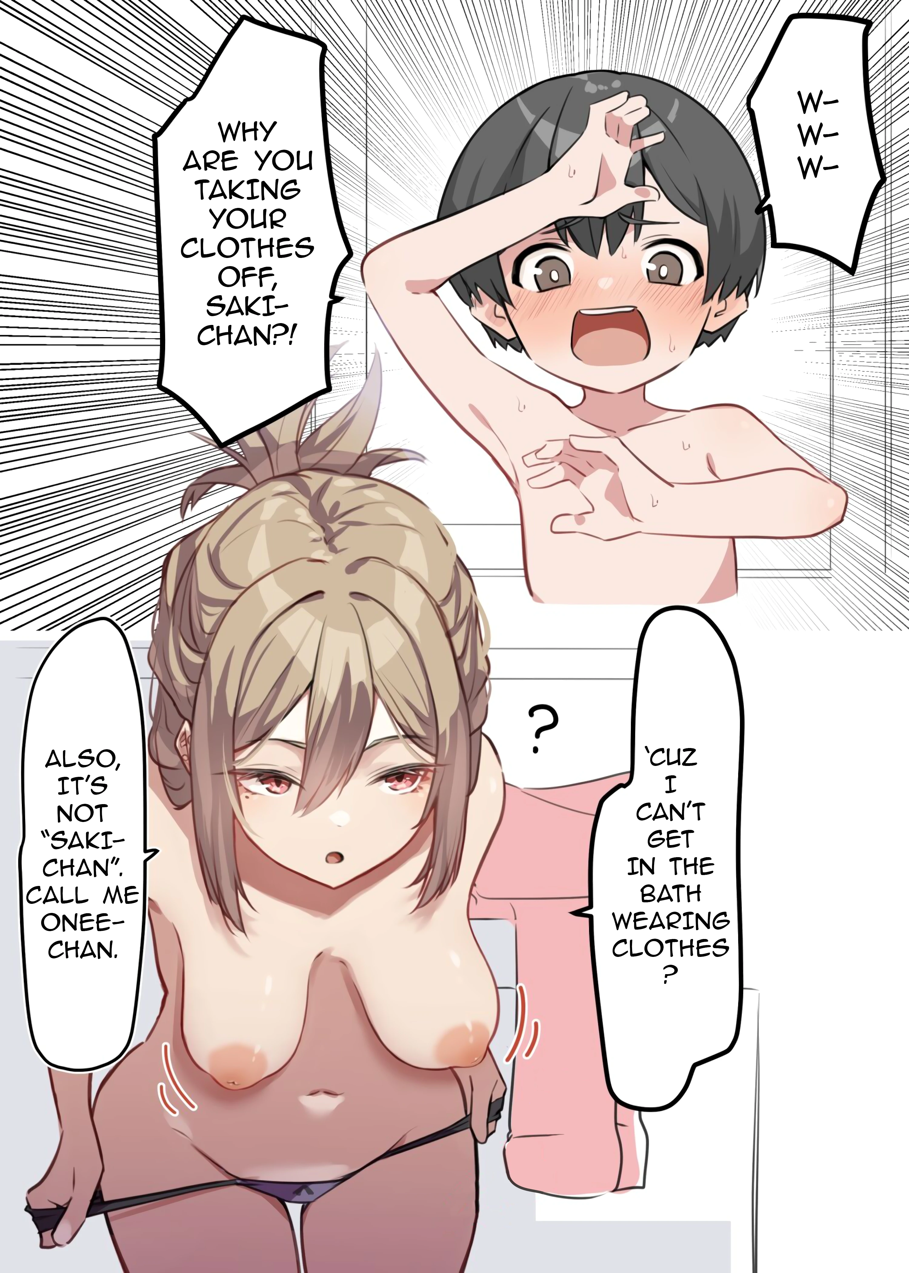 Gyaru JK Onee x Shota 1-2 porn comic picture 5