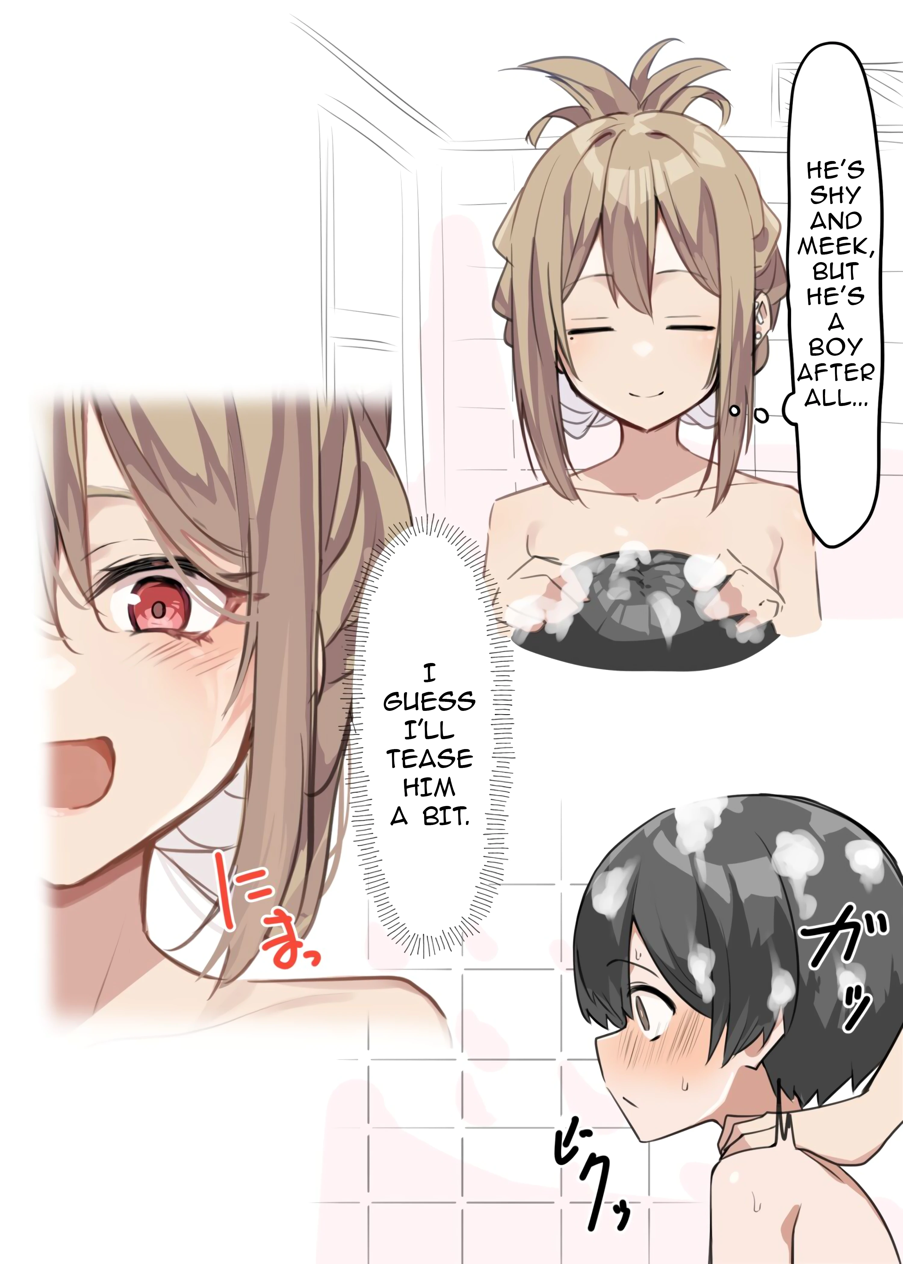 Gyaru JK Onee x Shota 1-2 porn comic picture 7