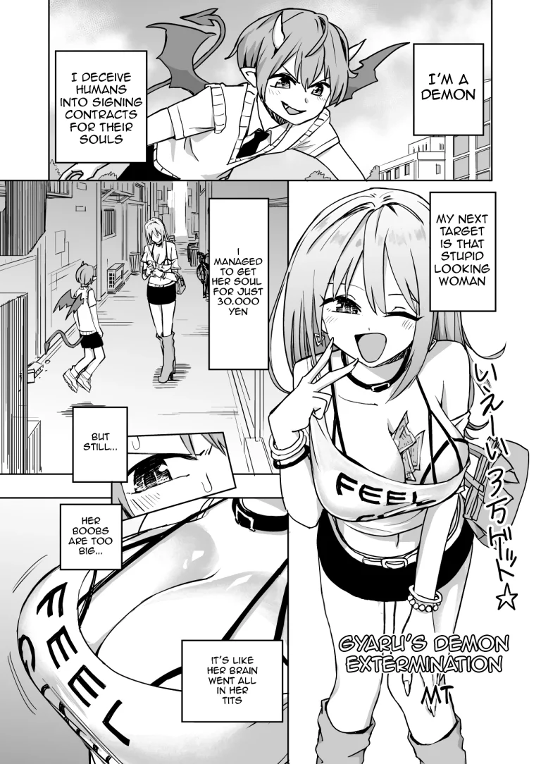 Gyaru's Demon Extermination porn comic picture 1