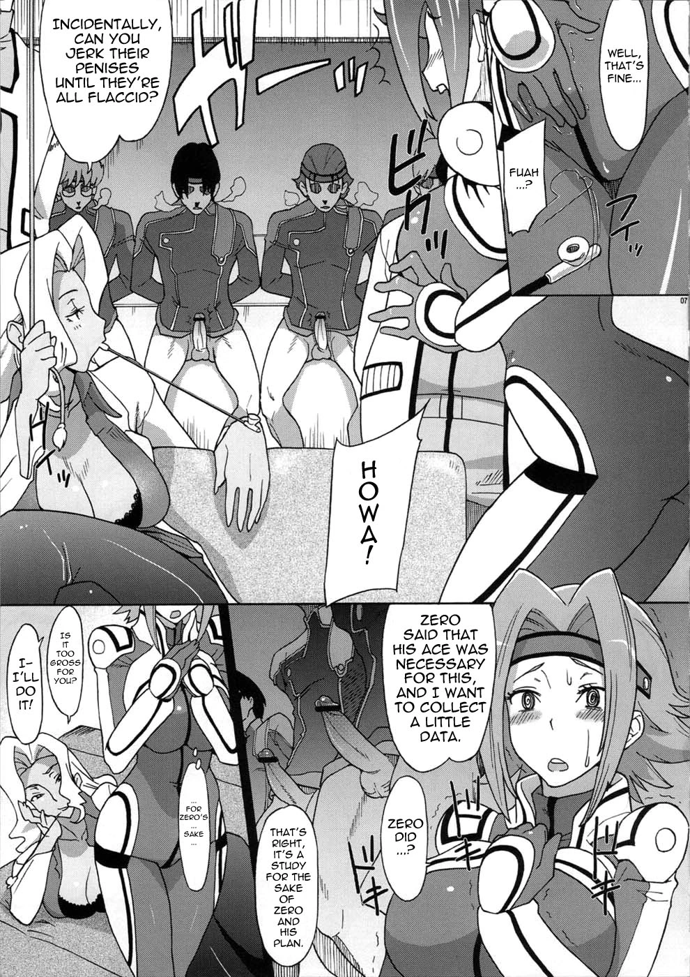 Hakudaku Kishidan porn comic picture 7